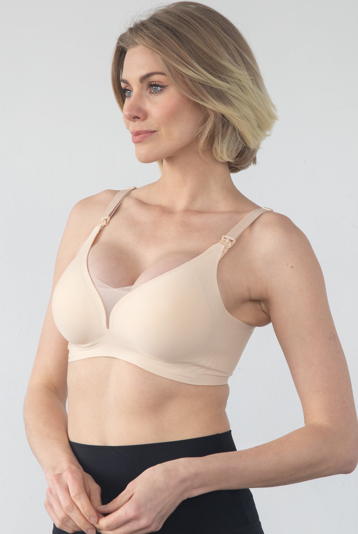wireless nursing bra, jelly strip, comfortable, sweat and milk