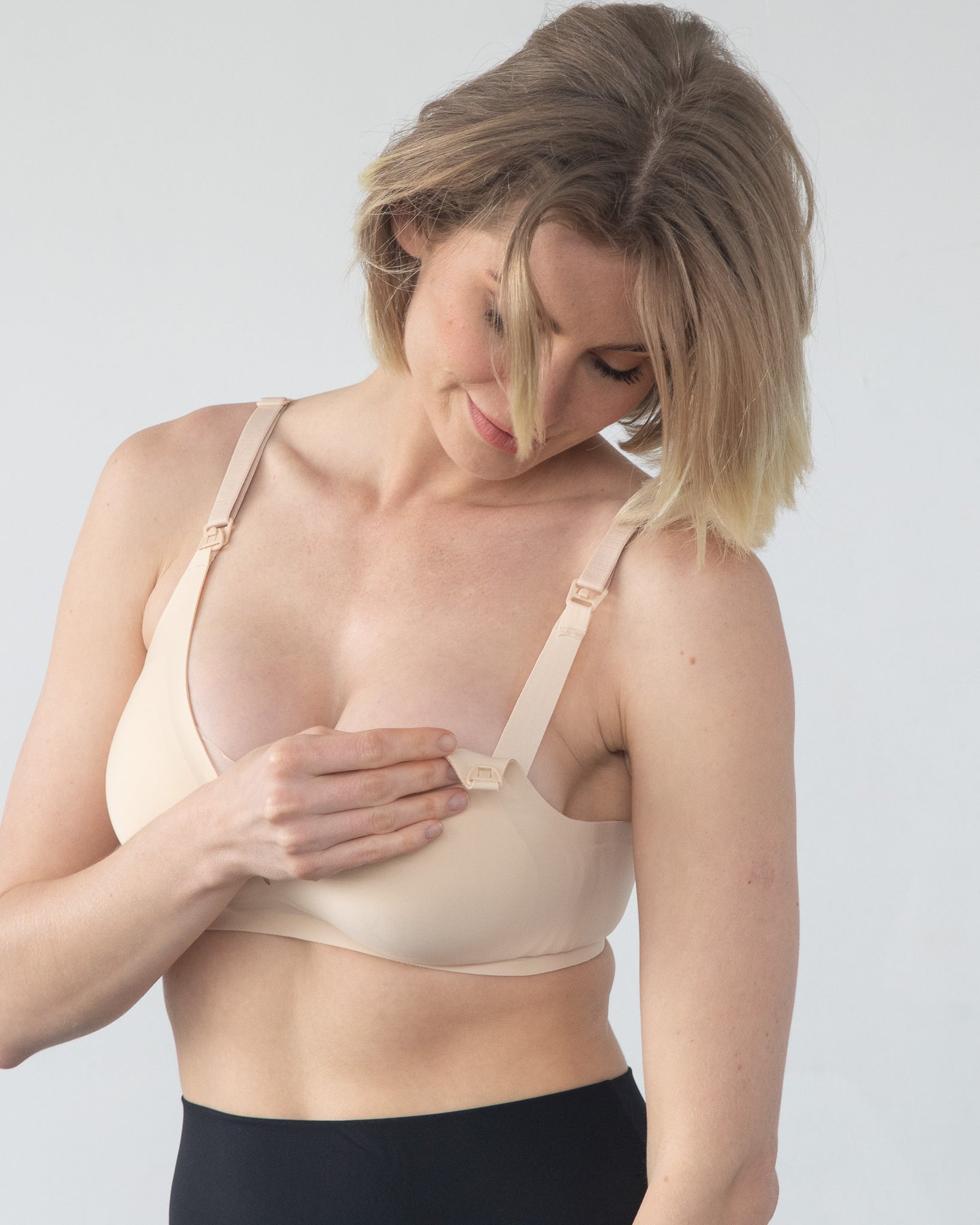 wireless nursing bra, jelly strip, comfortable, sweat and milk
