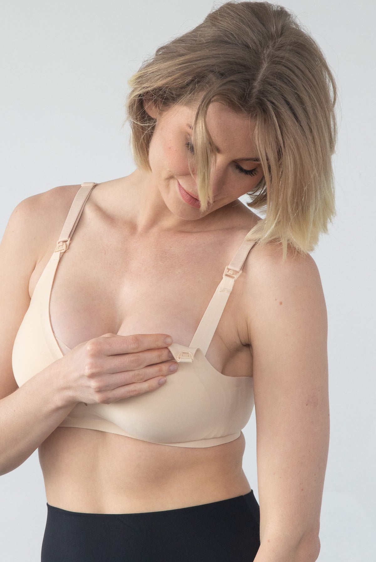 wireless nursing bra, jelly strip, comfortable, sweat and milk