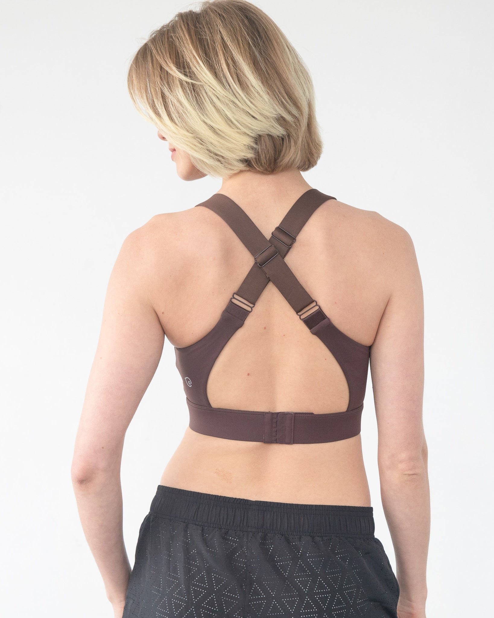 Venice High impact Nursing Sports bra, Sweat and MIlk