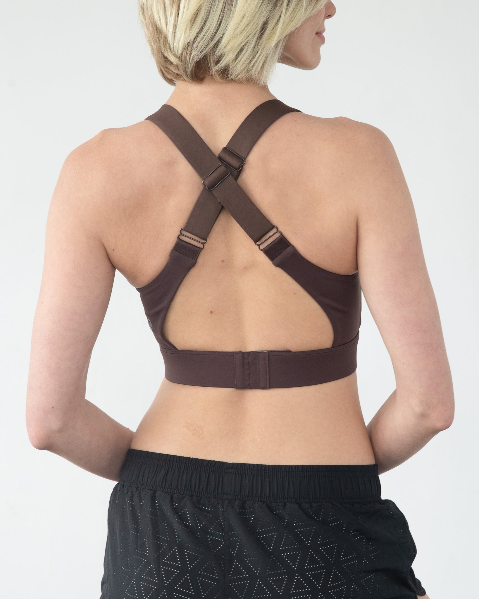 Venice High impact Nursing Sports bra, Sweat and MIlk