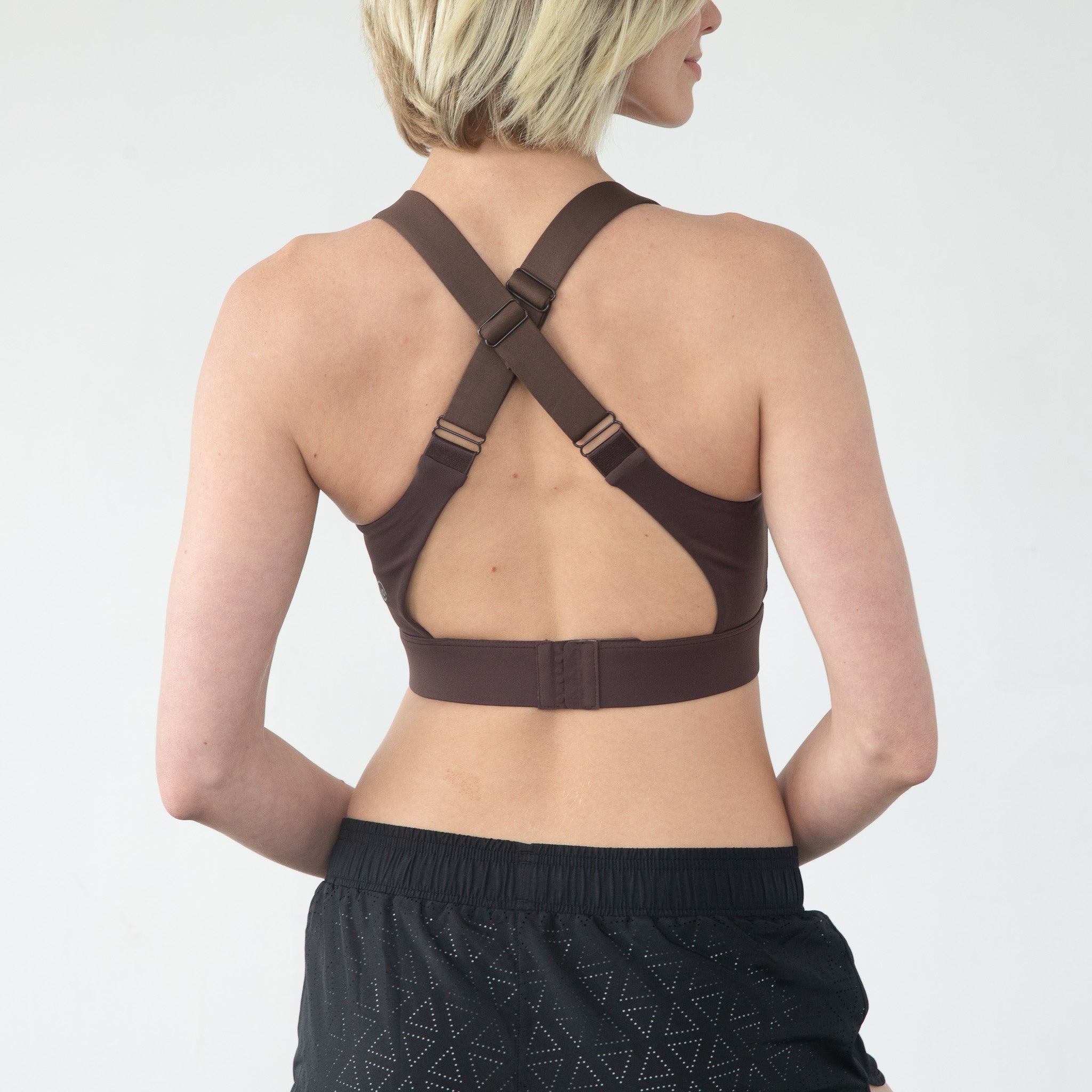 Venice High impact Nursing Sports bra, Sweat and MIlk