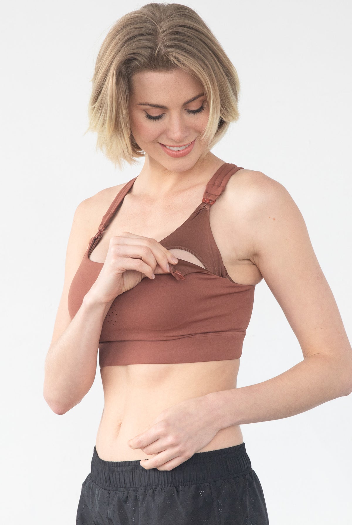 Chloe 3 Running Nursing sports bra, high impact, large chested, sweat and milk