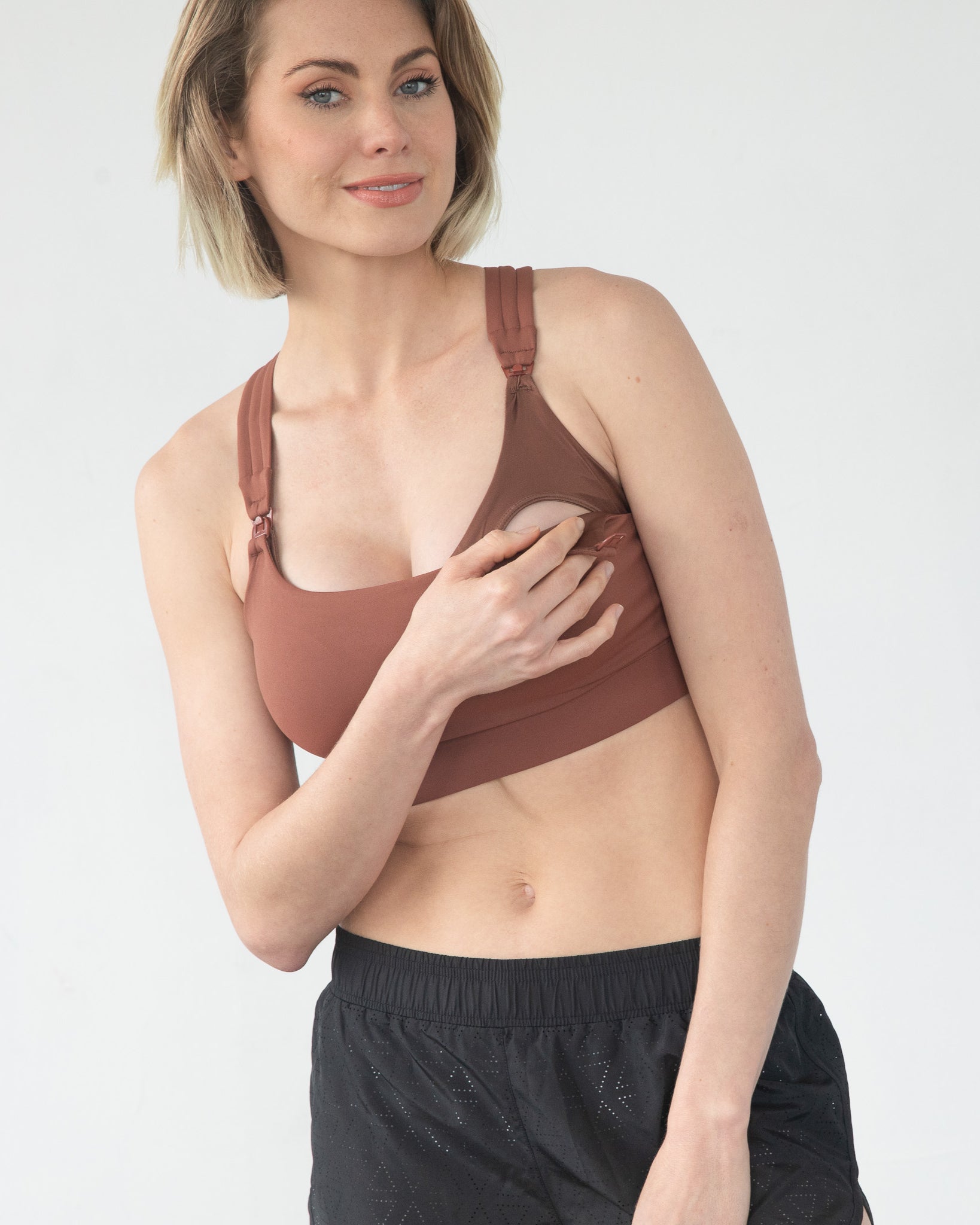 Chloe 3 Running Nursing sports bra, high impact, large chested, sweat and milk