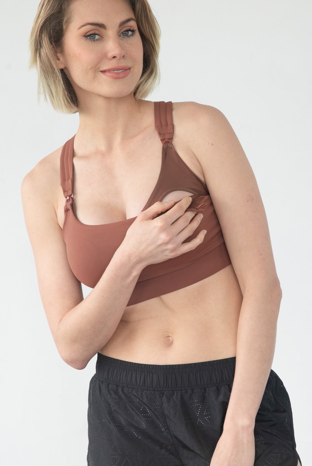 Chloe 3 Running Nursing sports bra, high impact, large chested, sweat and milk