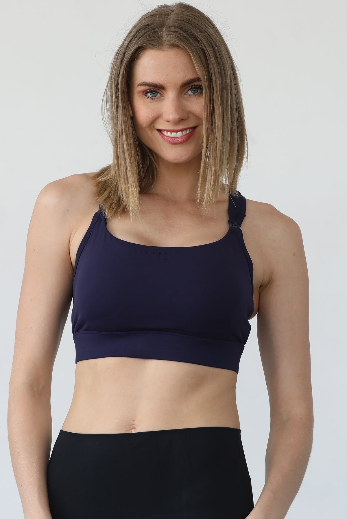 Venice 5 high impact nursing and running sports bra, sweat and milk