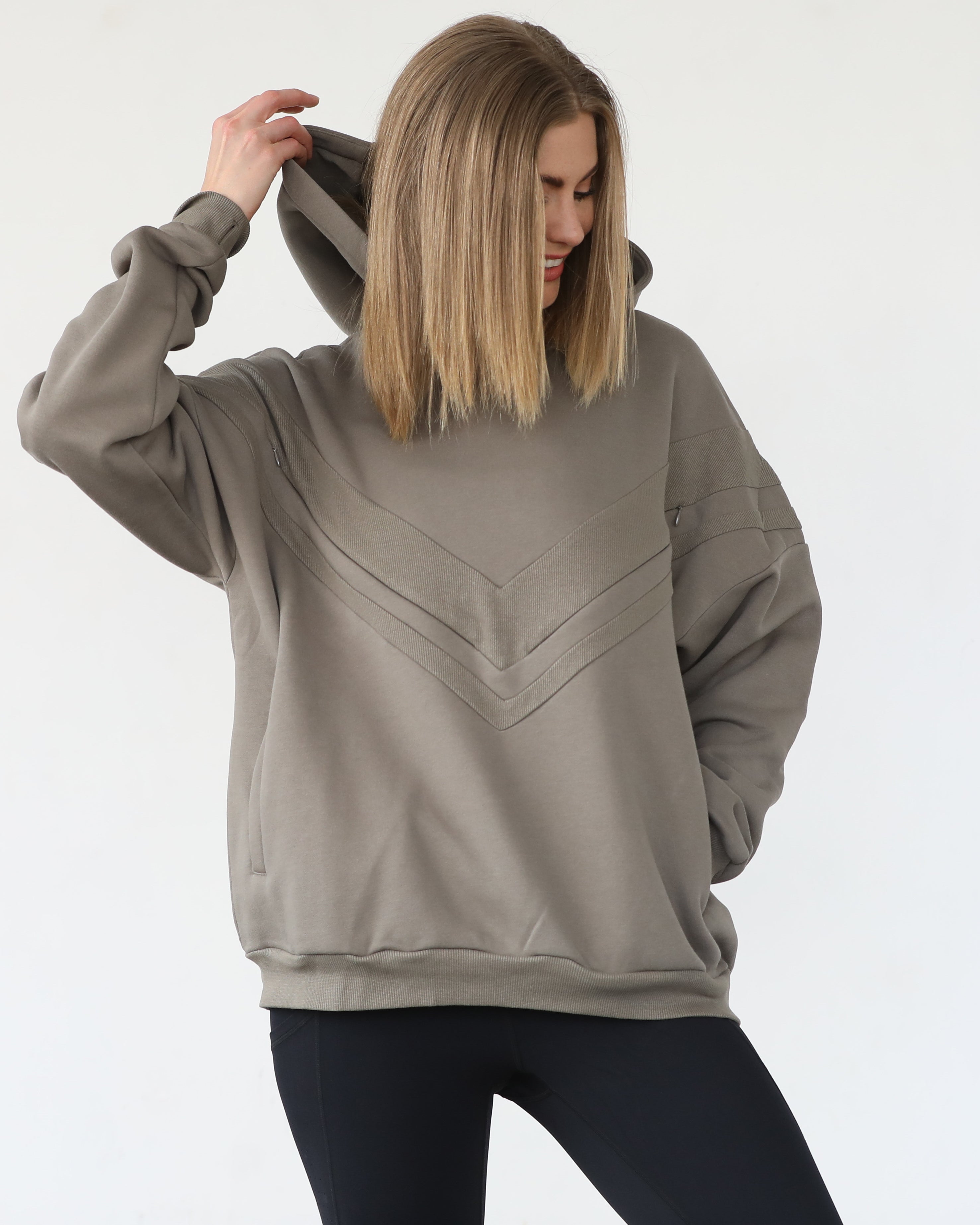 Isabella Nursing and pregnancy hoodie, sweat and milk