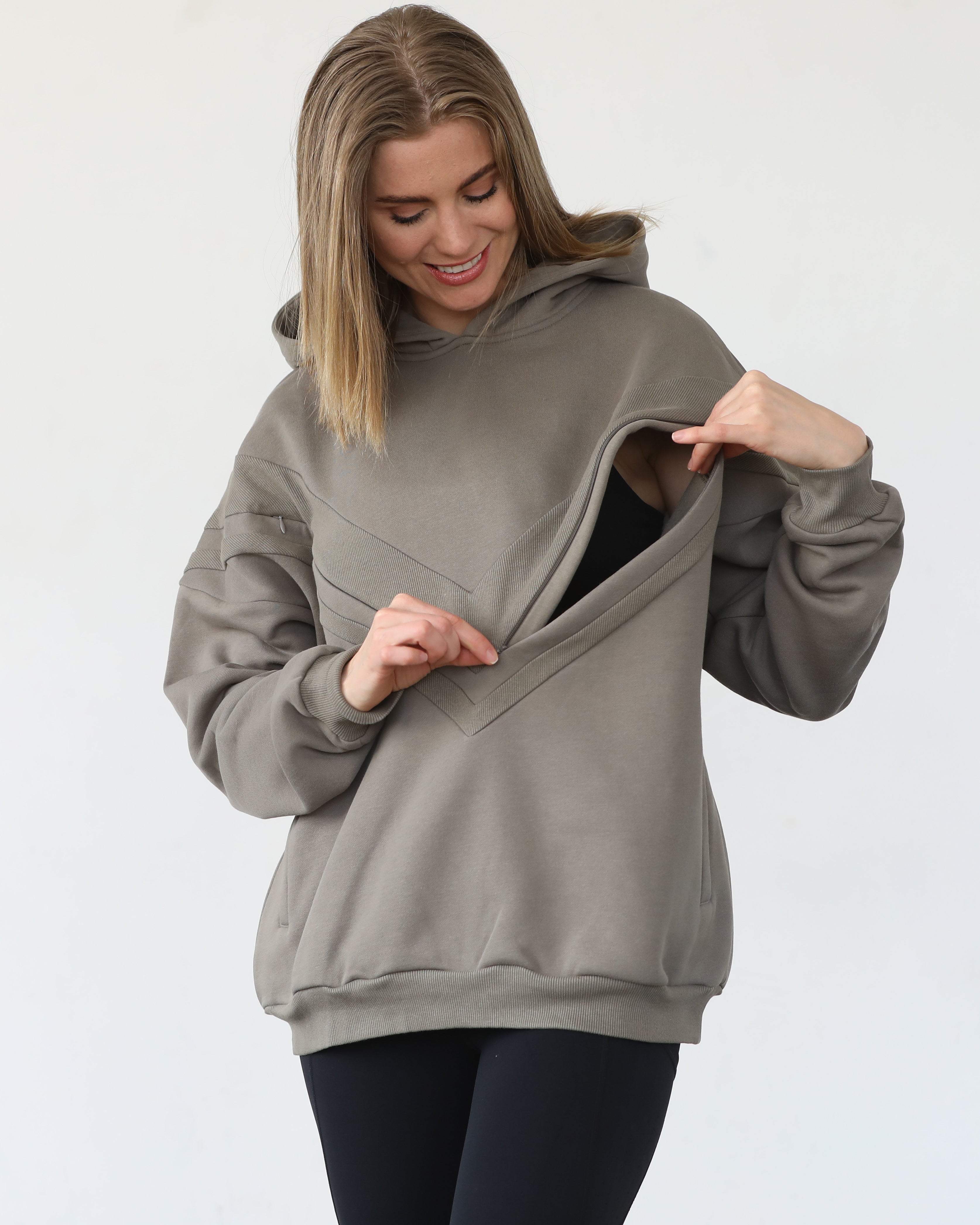 Isabella Nursing and pregnancy hoodie, sweat and milk