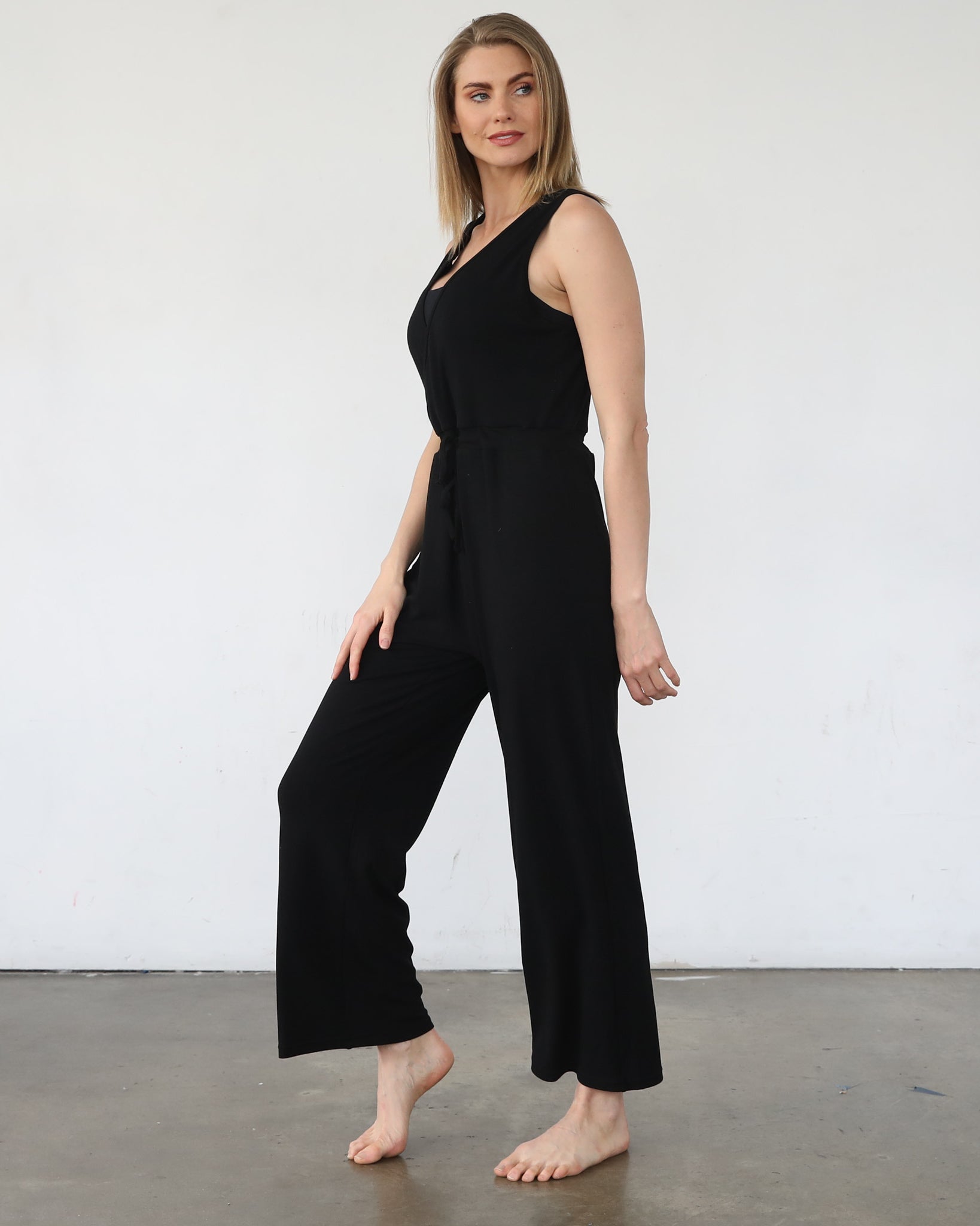 Nursing friendly jump suit, wide legged, sweat and milk