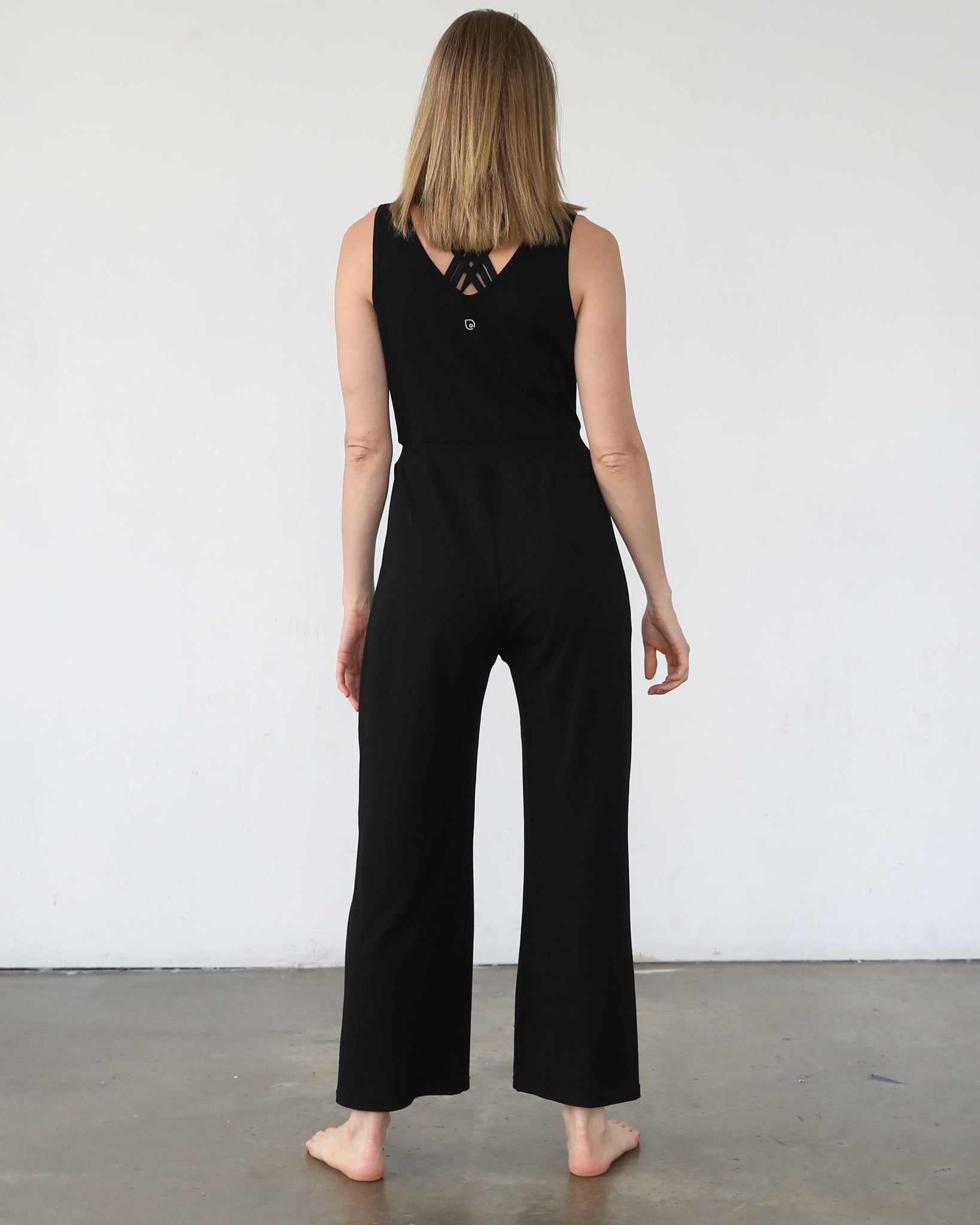 Nursing friendly jump suit, wide legged, sweat and milk