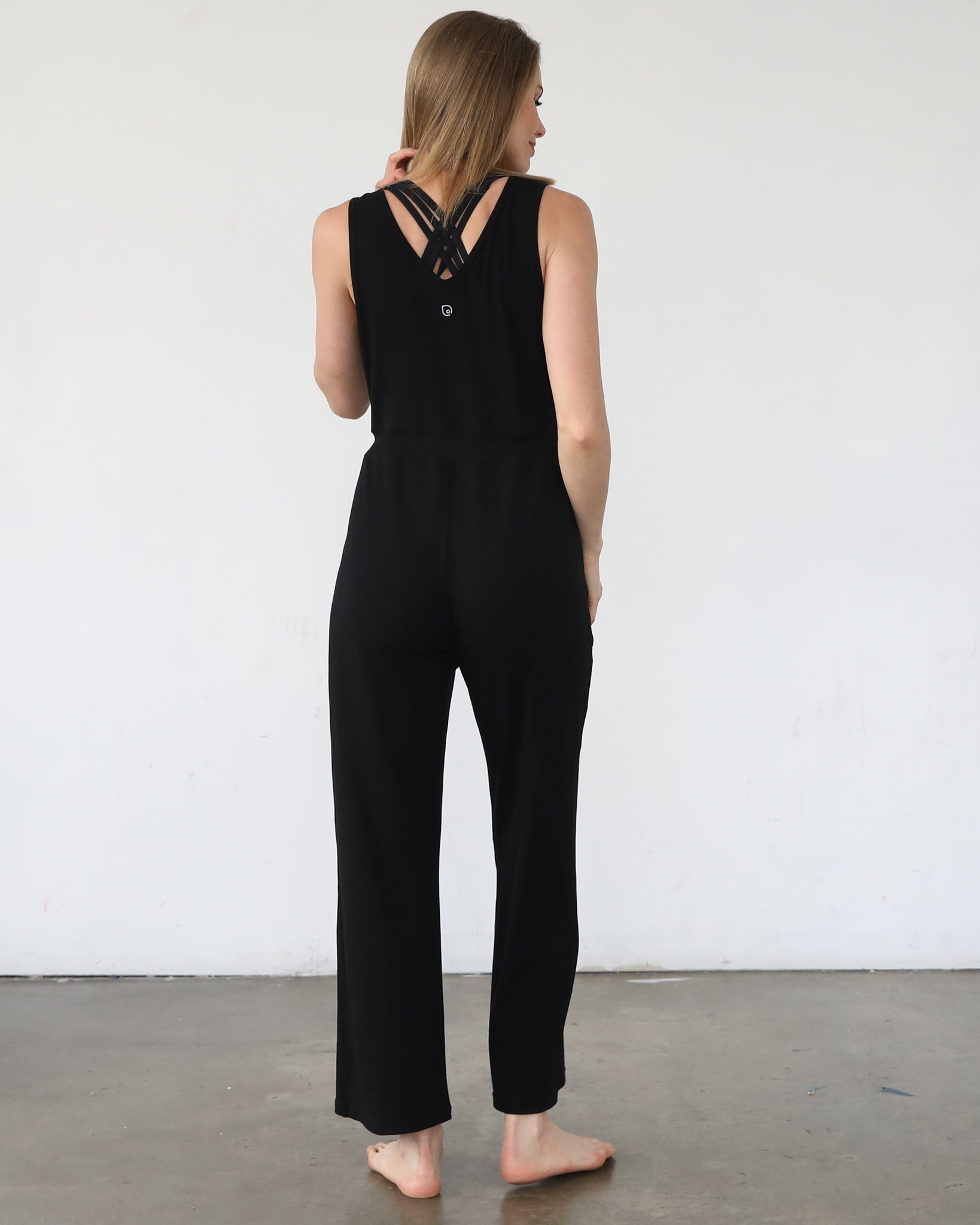 Nursing friendly jump suit, wide legged, sweat and milk