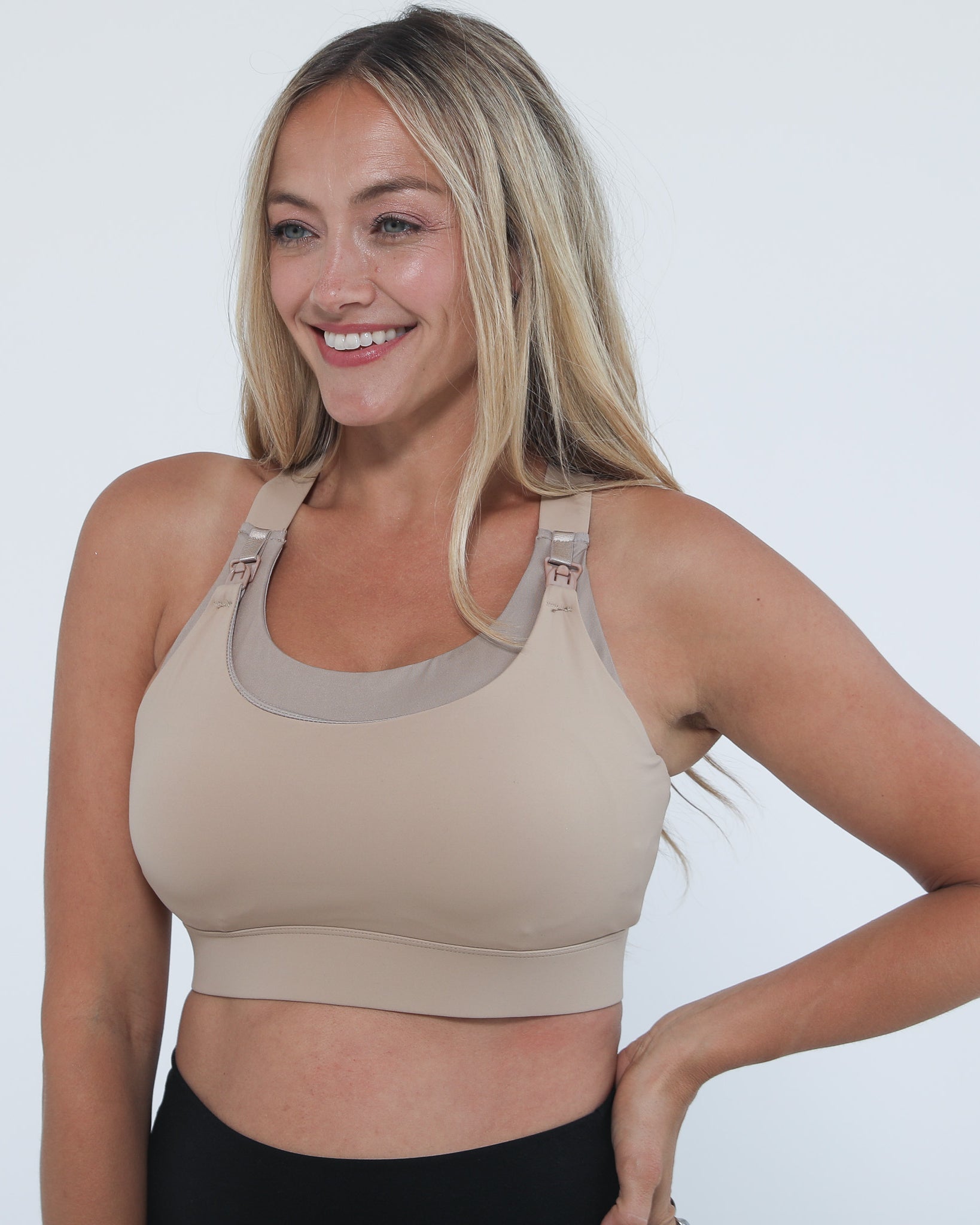 Venice 1 High impact nursing sports bra, sweat and milk