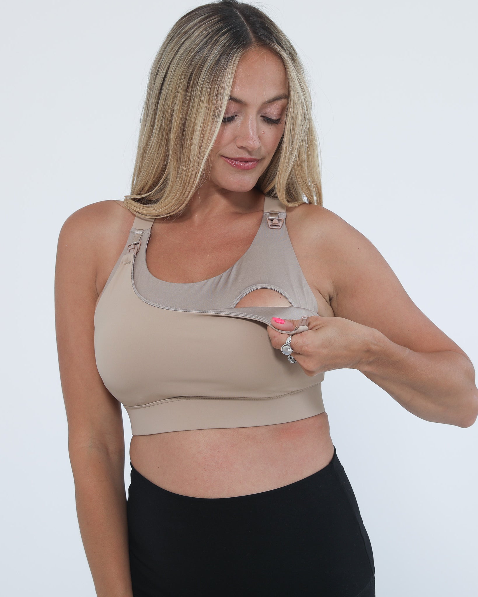Venice 1 High impact nursing sports bra, sweat and milk