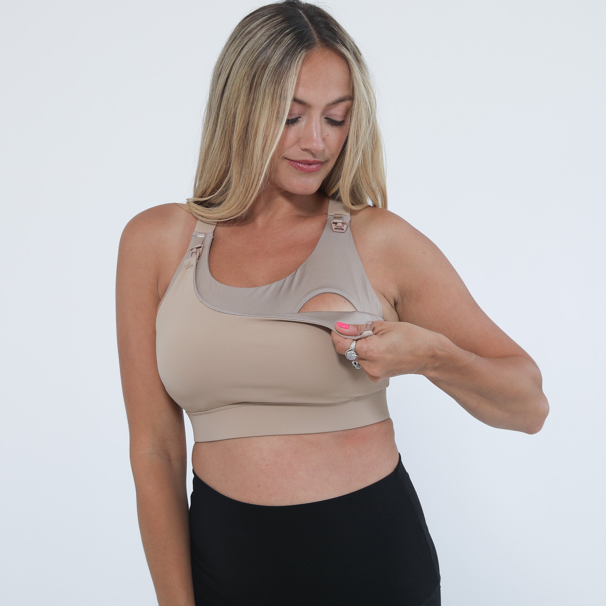 Venice 1 High impact nursing sports bra, sweat and milk