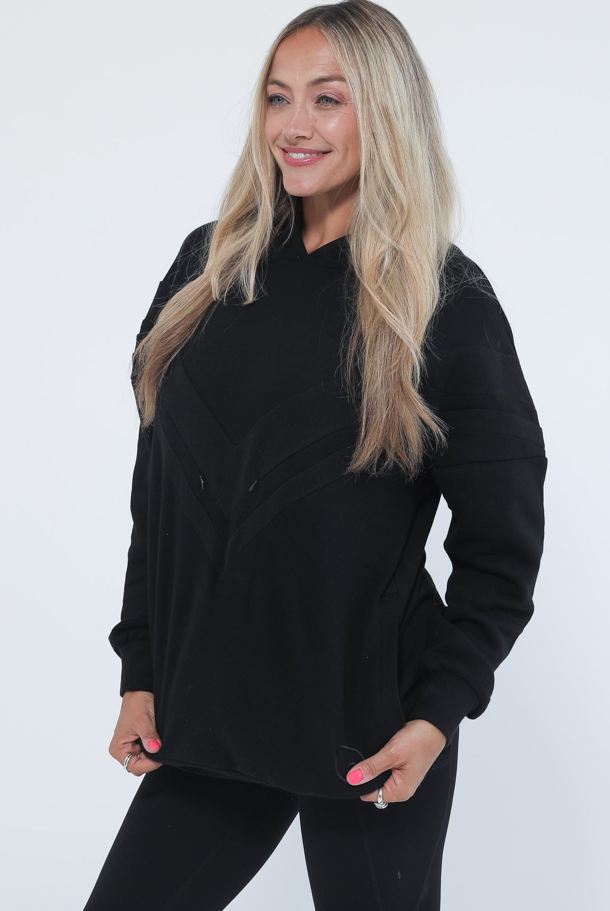 Organic nursing hoodie, oversized, sweat and milk