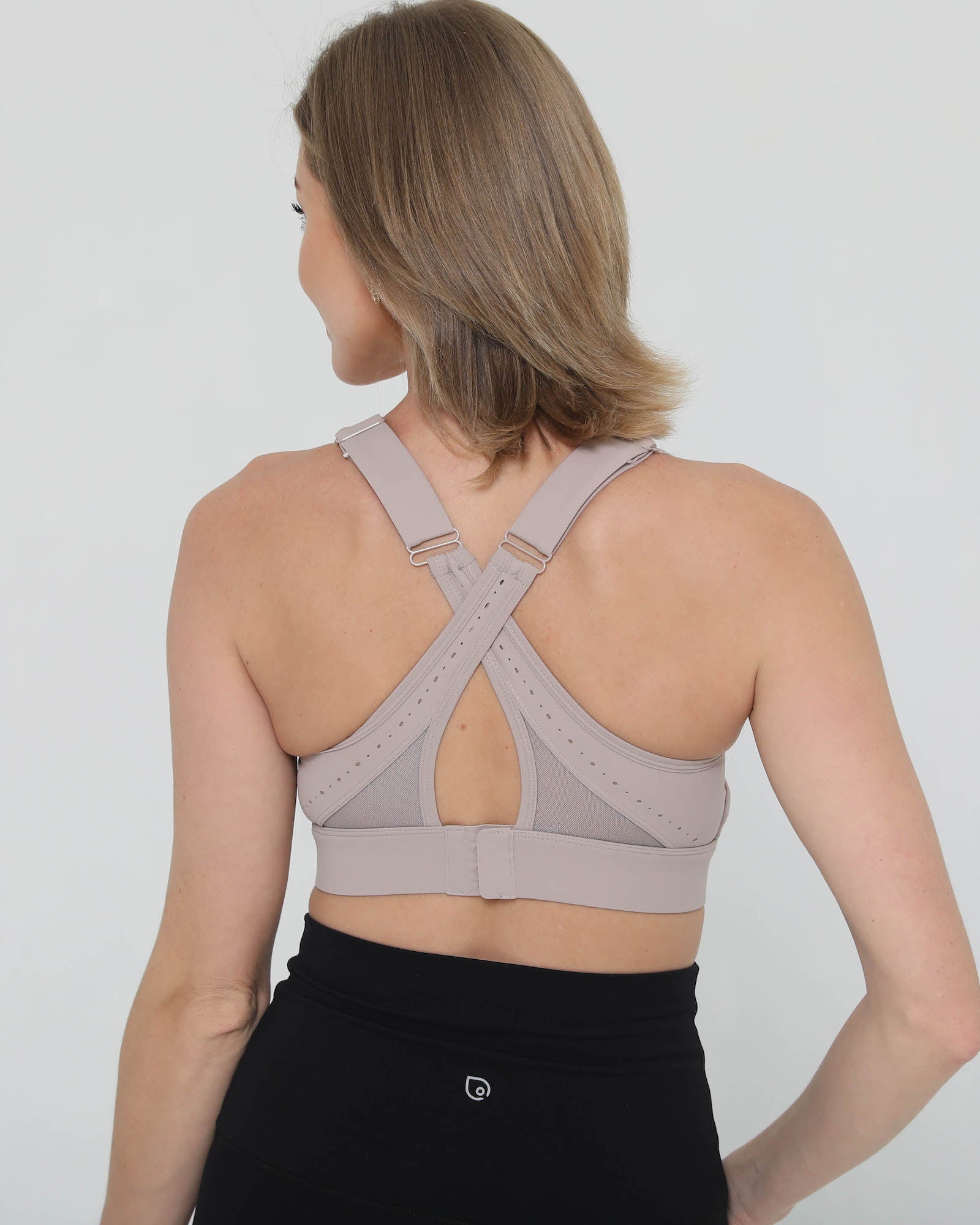 Venice 5 High impact nursing and pumping sports bra, large chested mom, A-G cups, sweat and milk