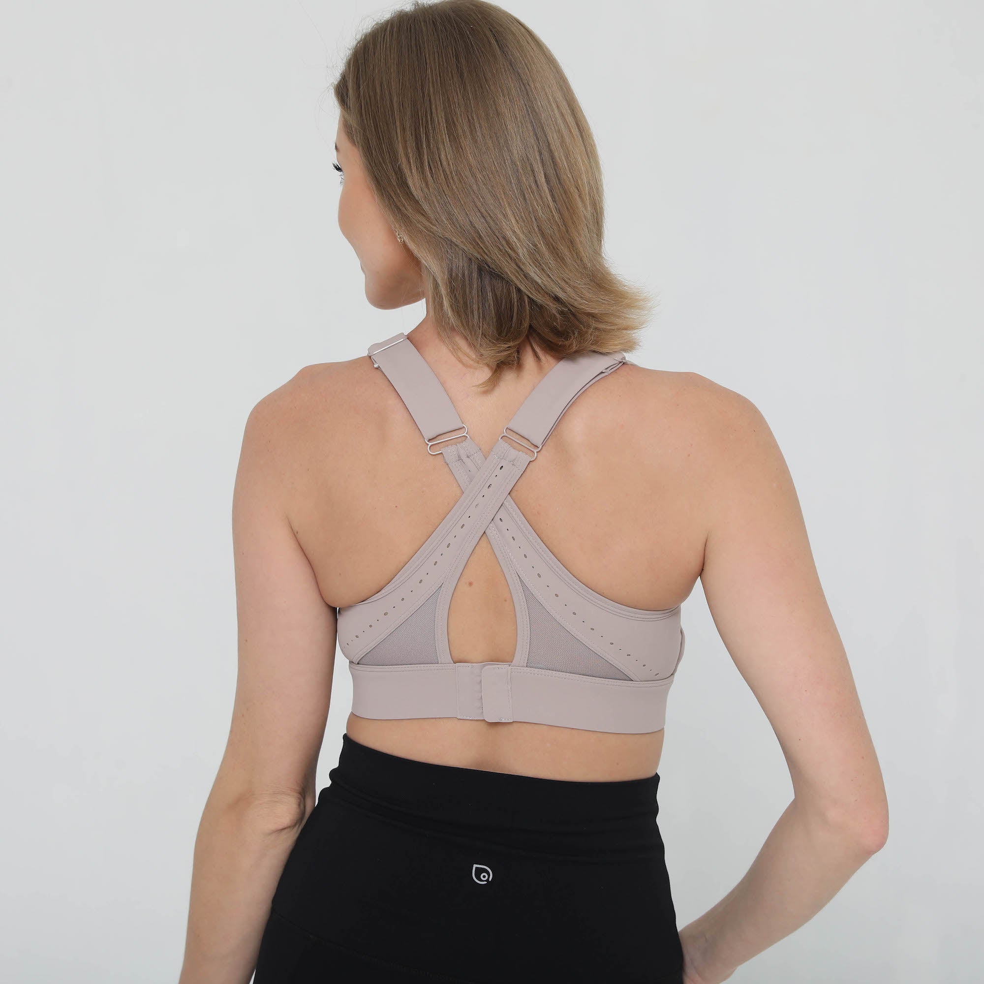 Venice 5 High impact nursing and pumping sports bra, large chested mom, A-G cups, sweat and milk