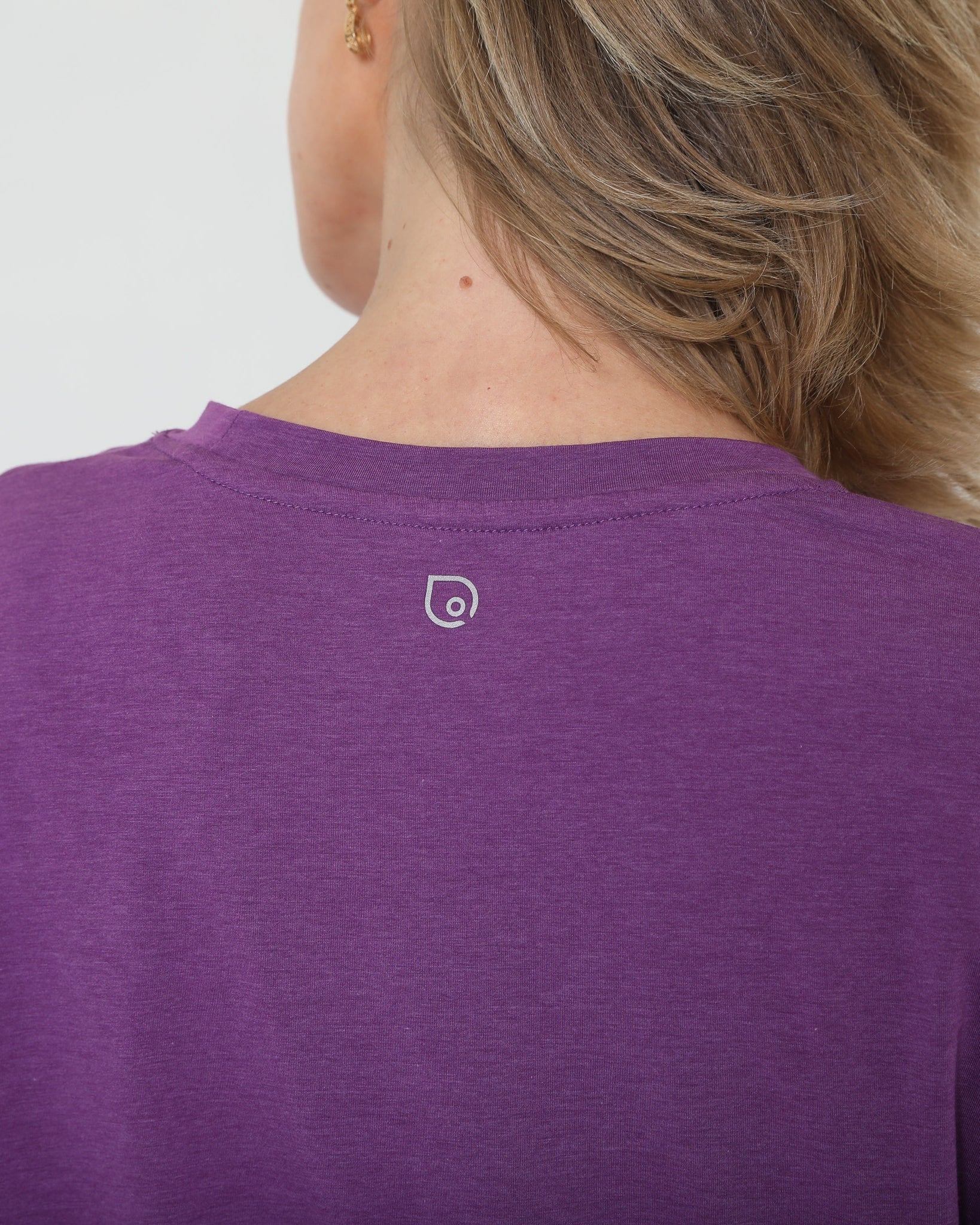 Soft stylish crop long sleeve nursing top, sweat and milk