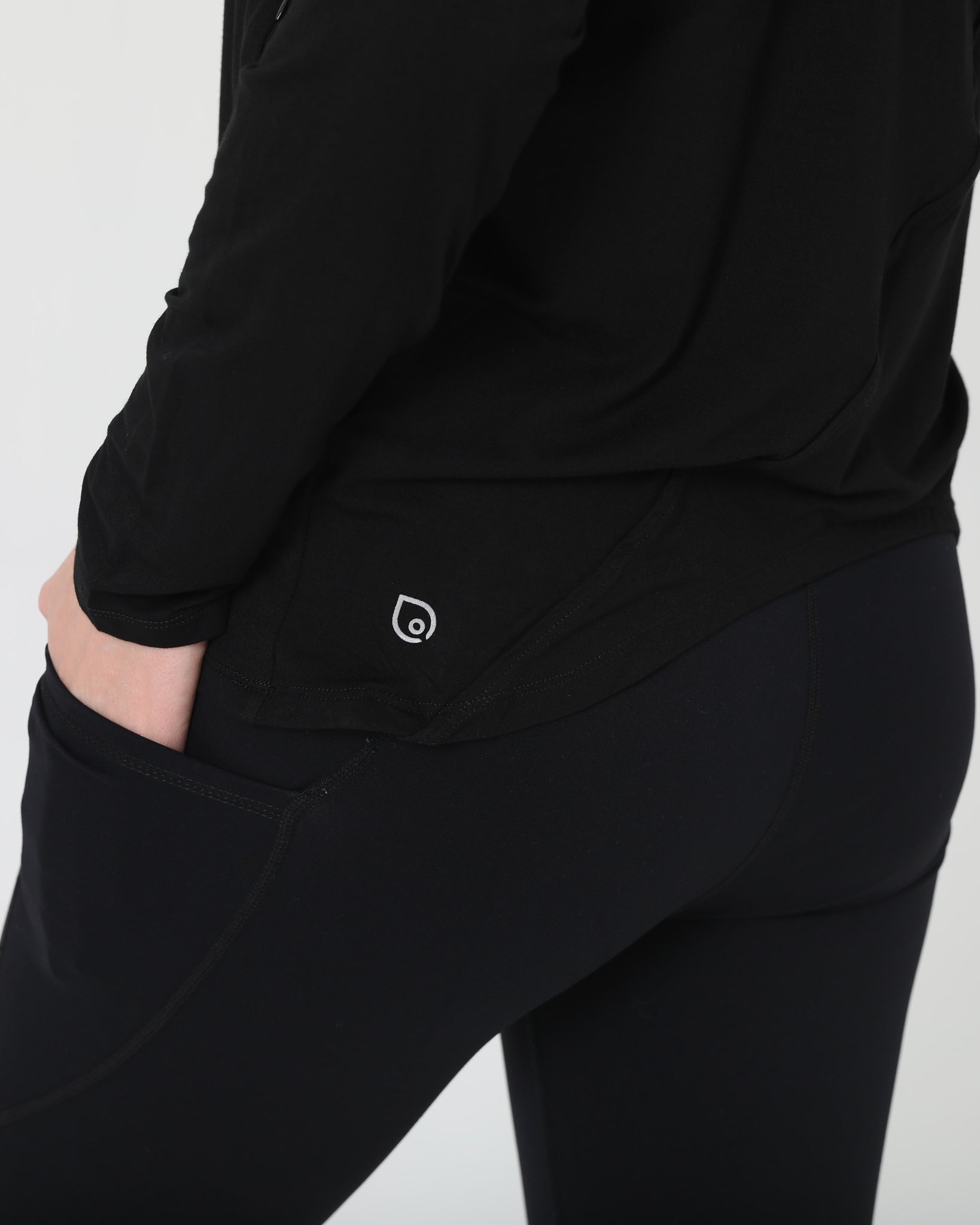 Stylish Open back nursing top long sleeve, sweat and milk