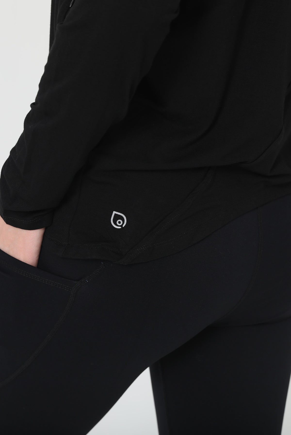 Stylish Open back nursing top long sleeve, sweat and milk
