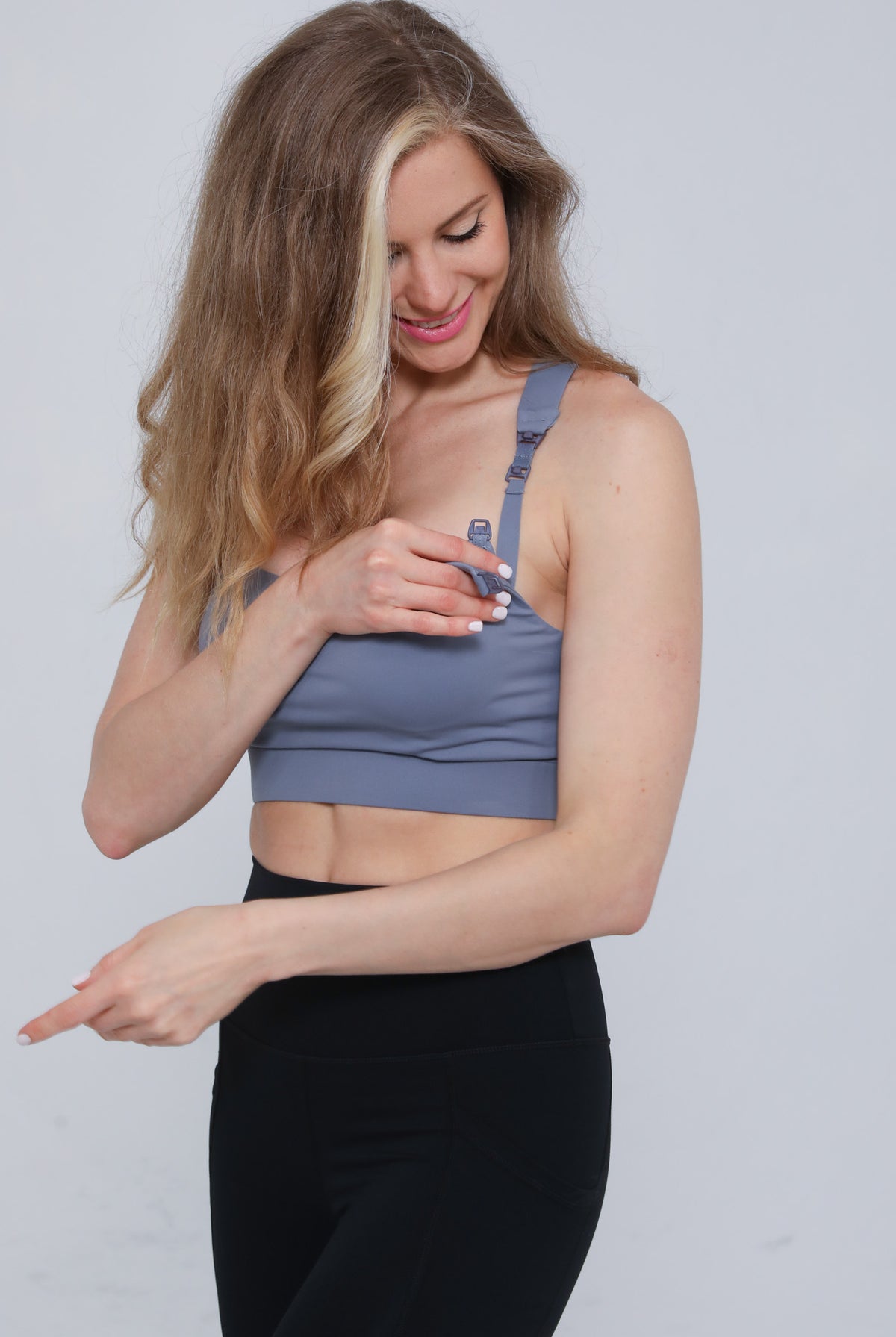 Venice 3 High Impact nursing and pumping sports bra, big chest mom, sweat and milk