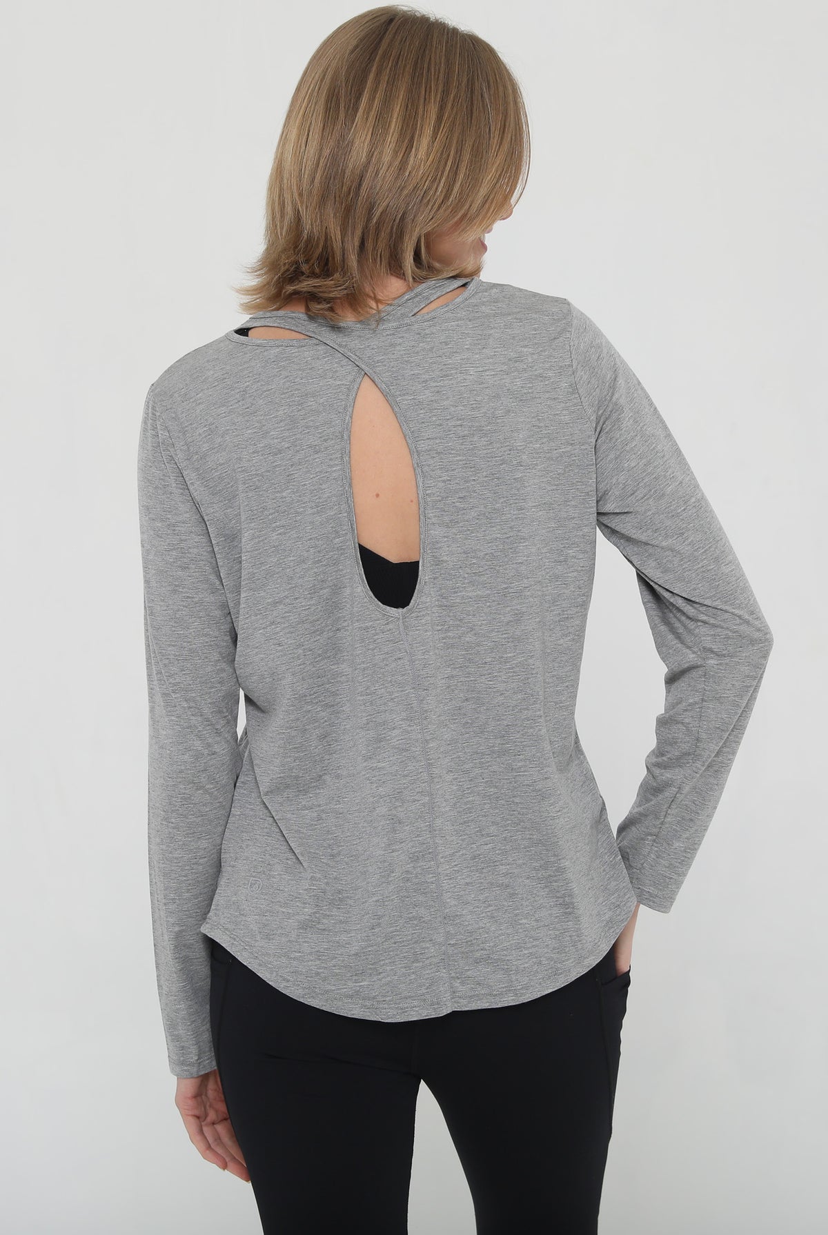 stylish nursing top with invisible zippers, open back design, sweat and milk