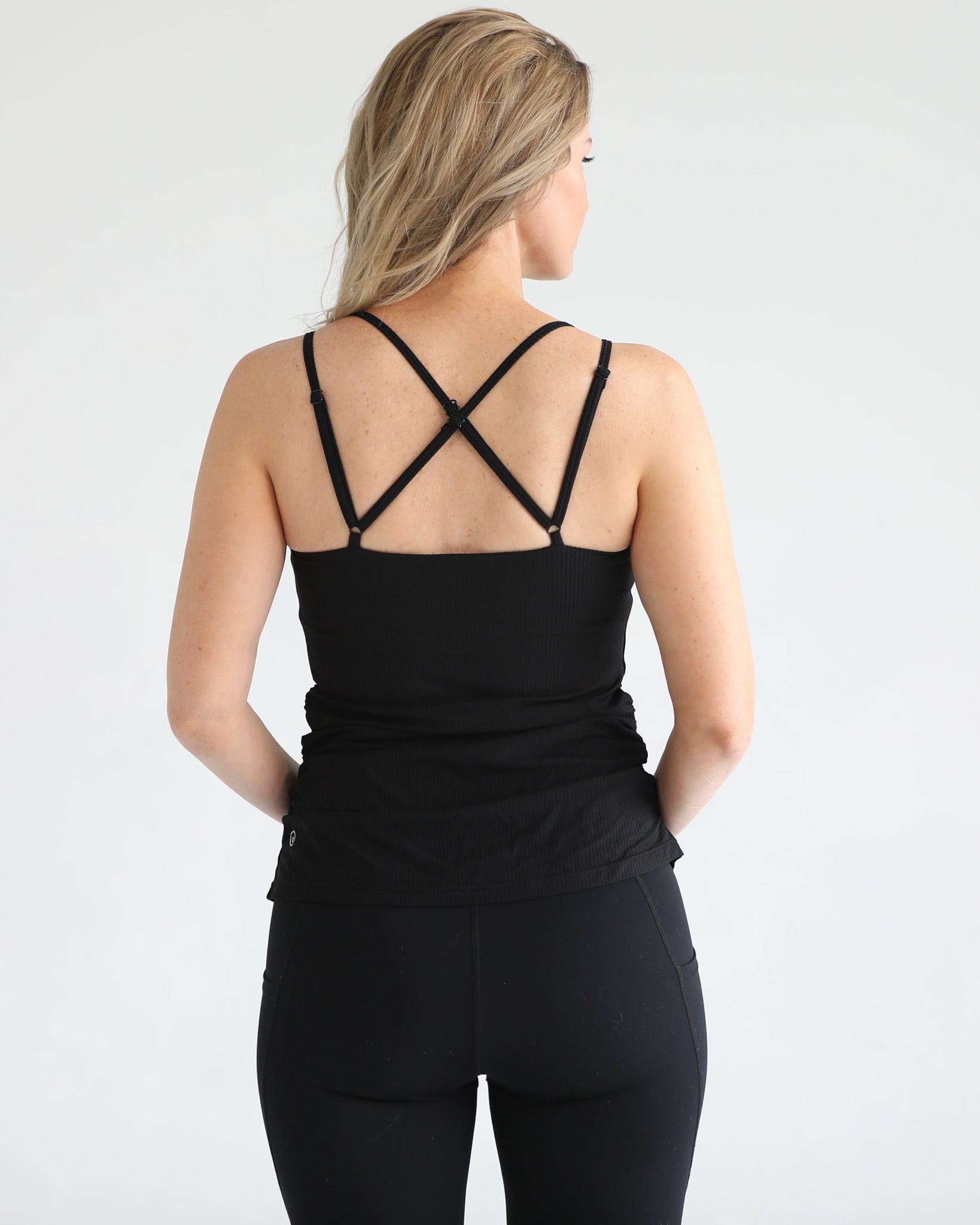 Sienna Nursing and pregnancy tank, strappy back, adjustable