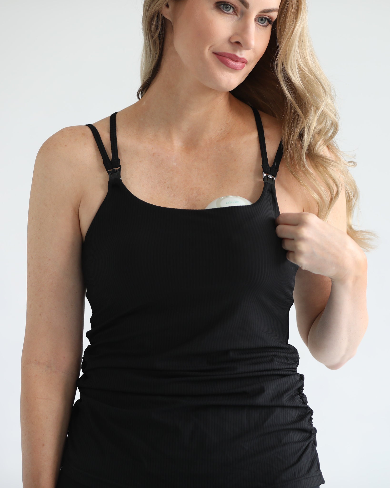 Sienna Nursing and pregnancy tank, strappy back, adjustable