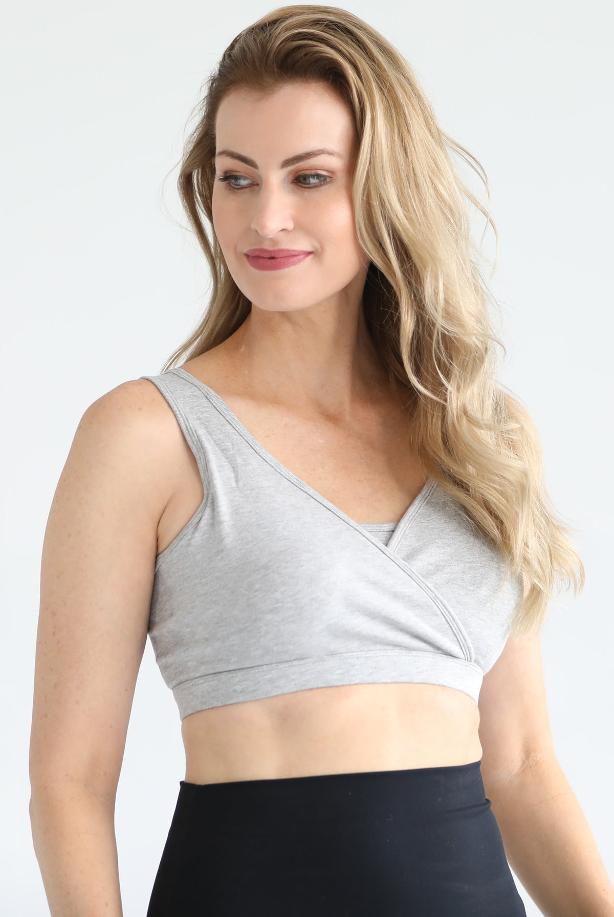 Sleep nursing and pumping bra, sweat and milk