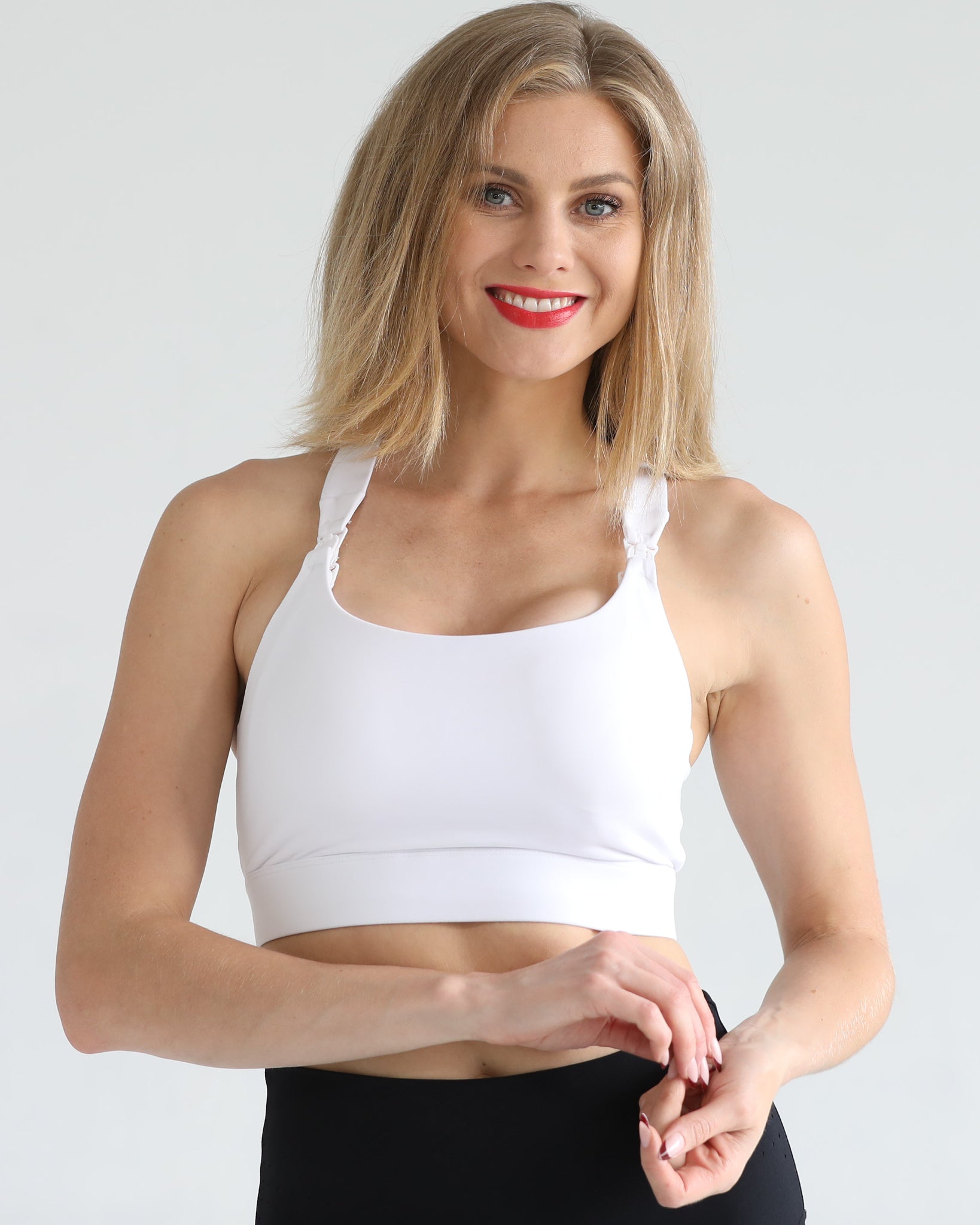 Venice 3 high impact nursing and pumping sports bra, sweat and milk