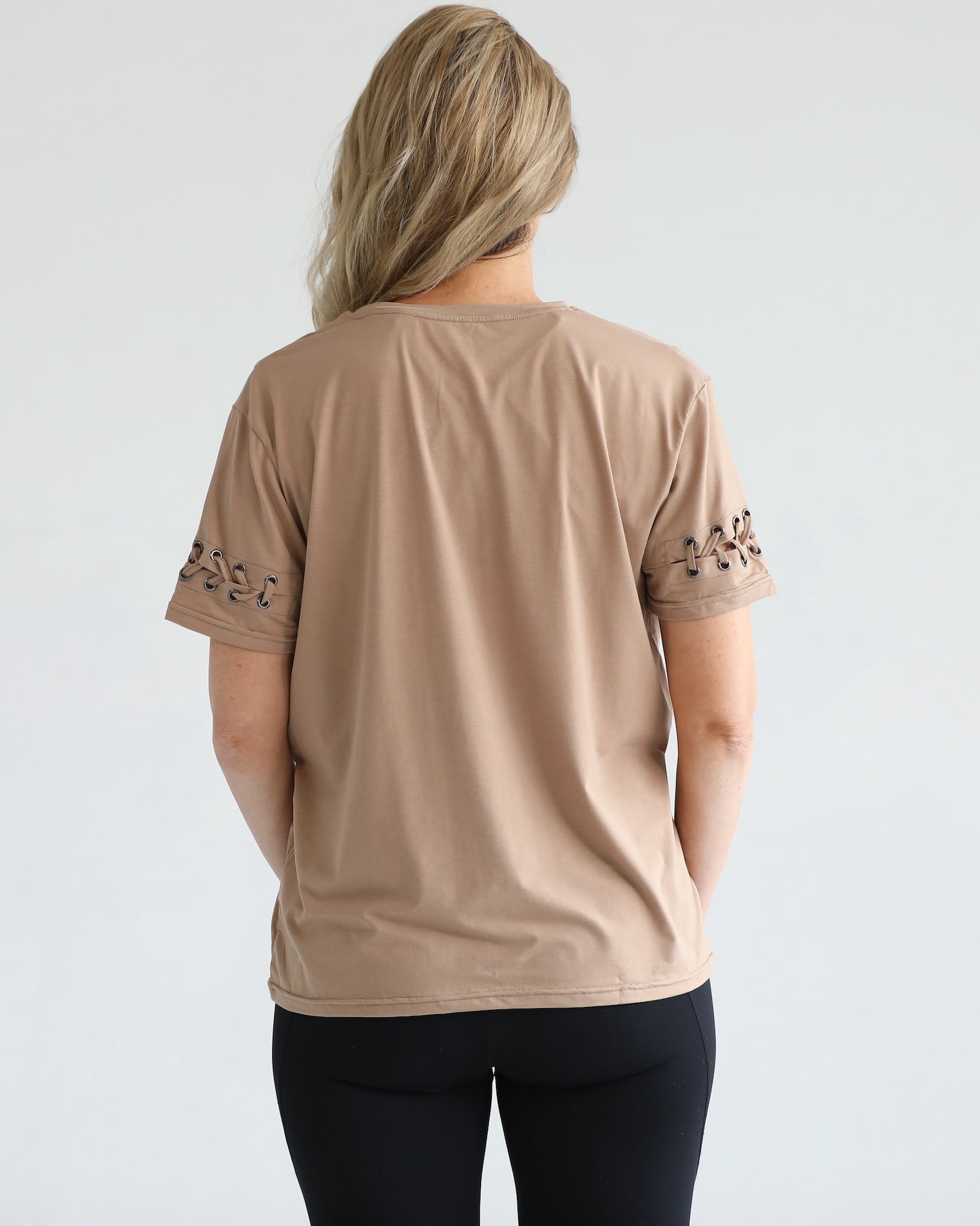 loose fit nursing t shirt with zippers, sweat and milk