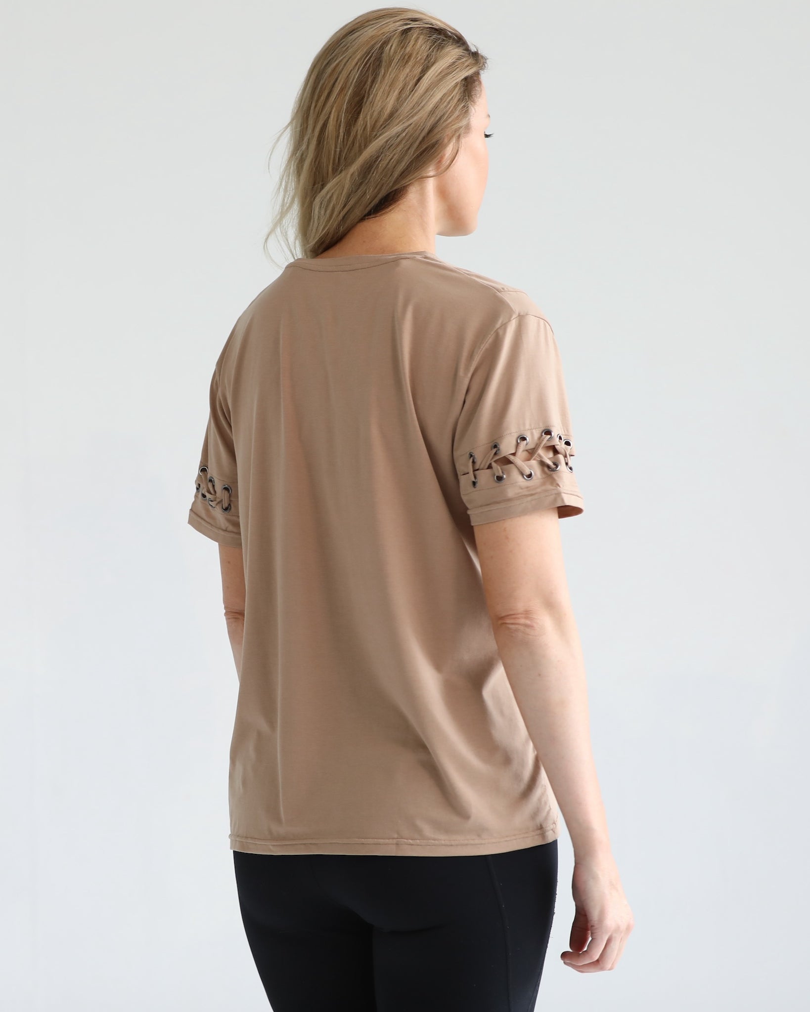 loose fit nursing t shirt with zippers, sweat and milk