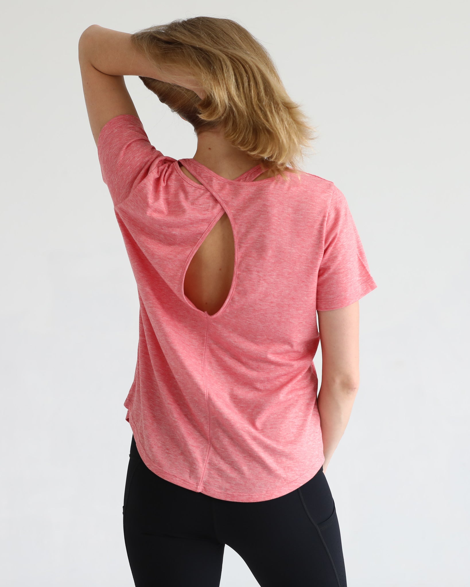 Harper nursing Tee with zippers, loose fit, sweat and milk