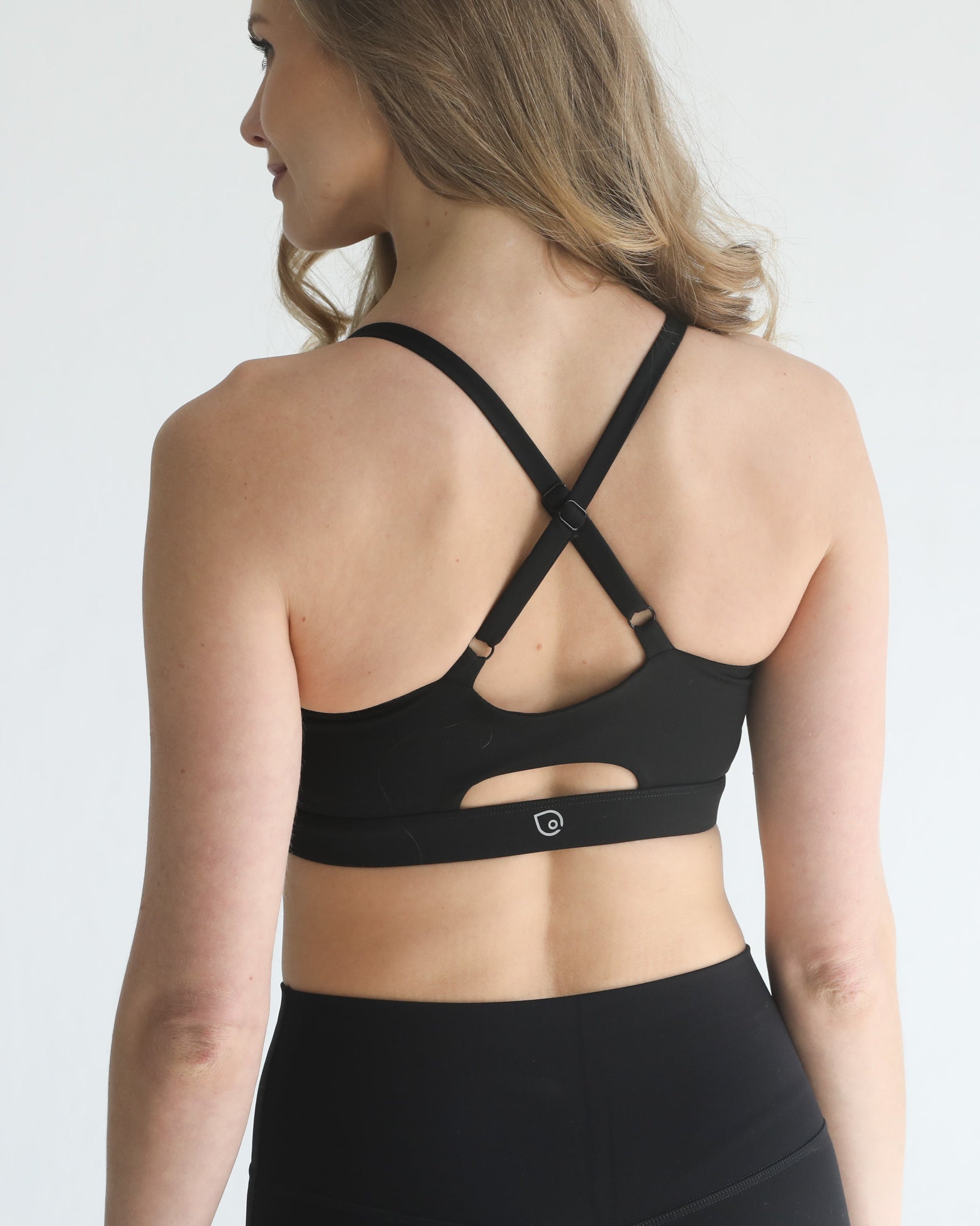 Medium support nursing sports bra, adjustable, sweat and milk