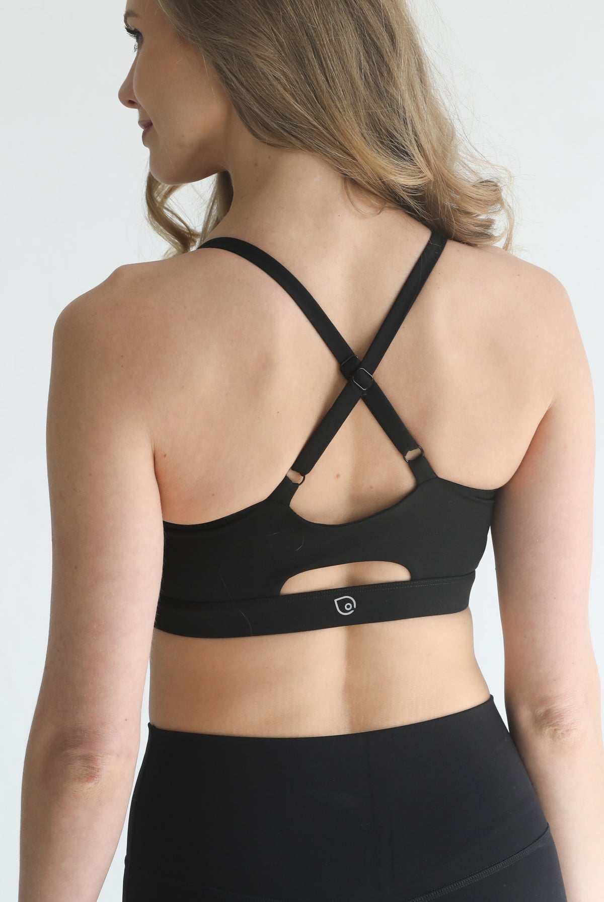 Medium support nursing sports bra, adjustable, sweat and milk