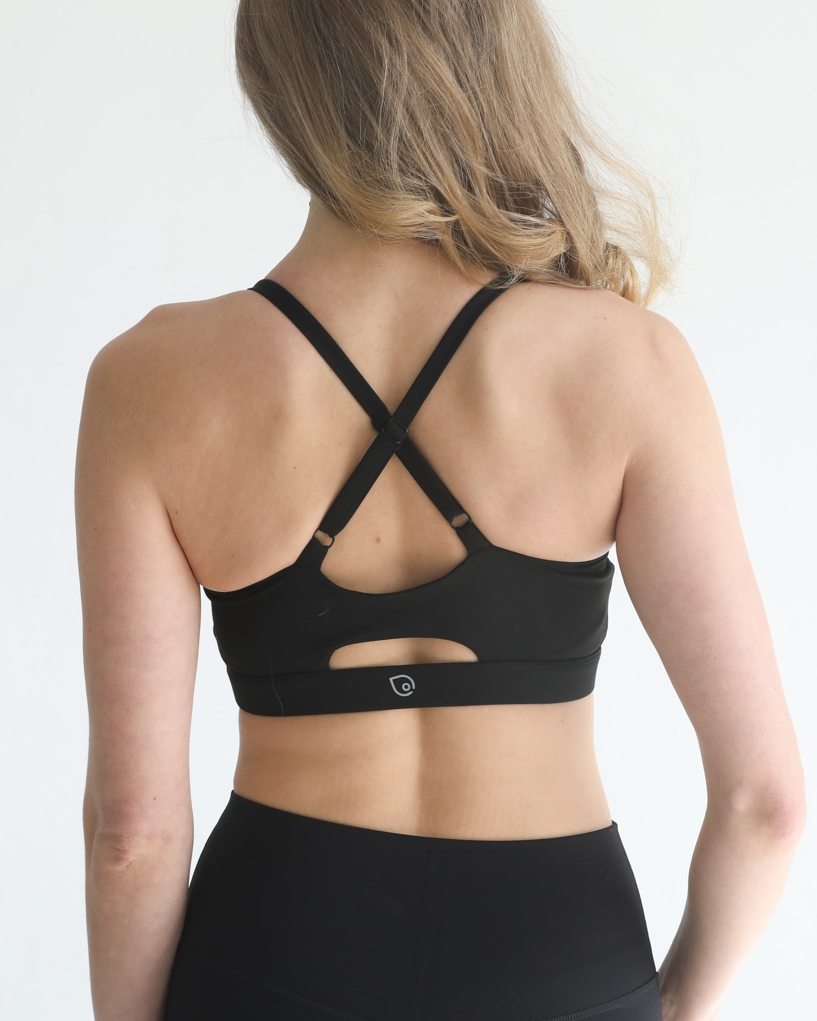 Medium support nursing sports bra, adjustable, sweat and milk