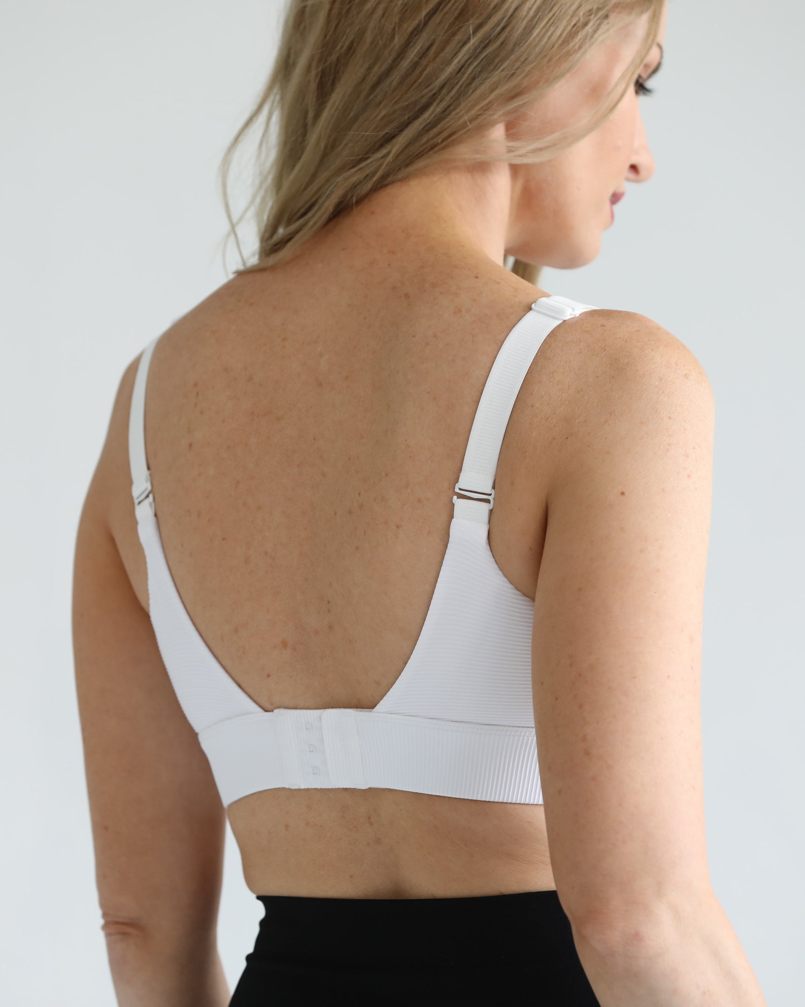 Maeve high impact nursing and pumping sports bra, sweat & milk