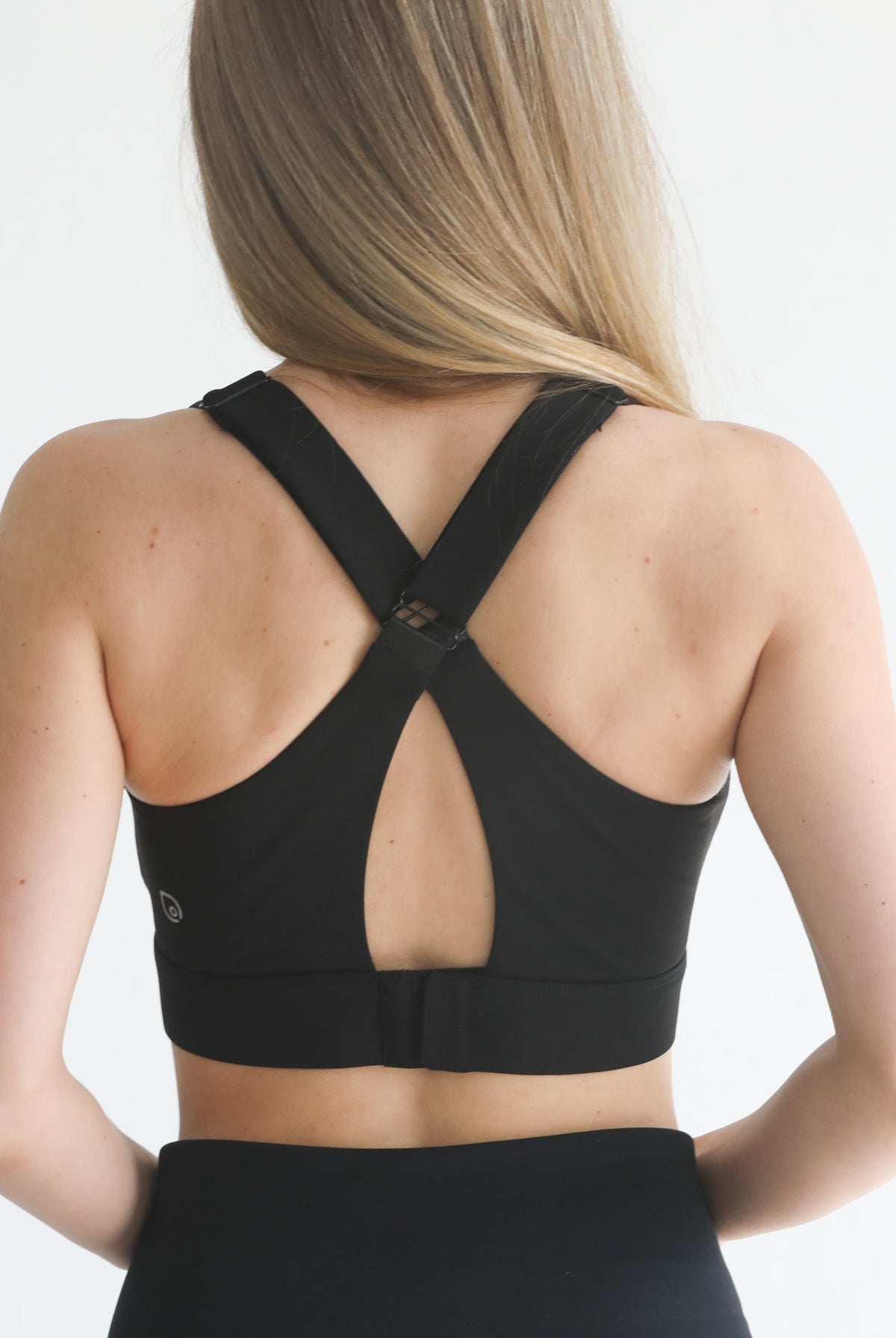 high impact adjustable nursing sports bra for large chested moms, sweat and milk