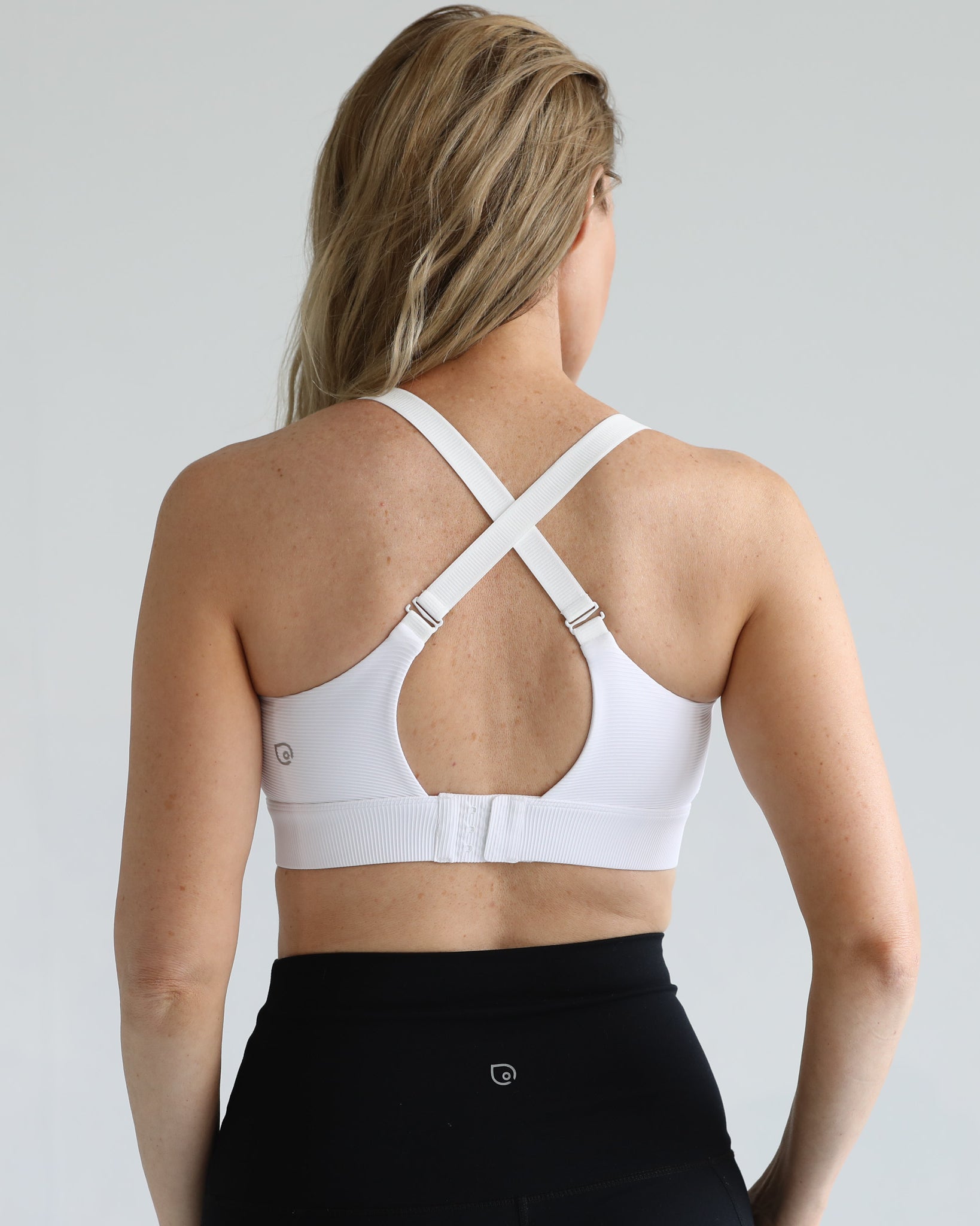 Maeve high impact nursing and pumping sports bra, sweat & milk