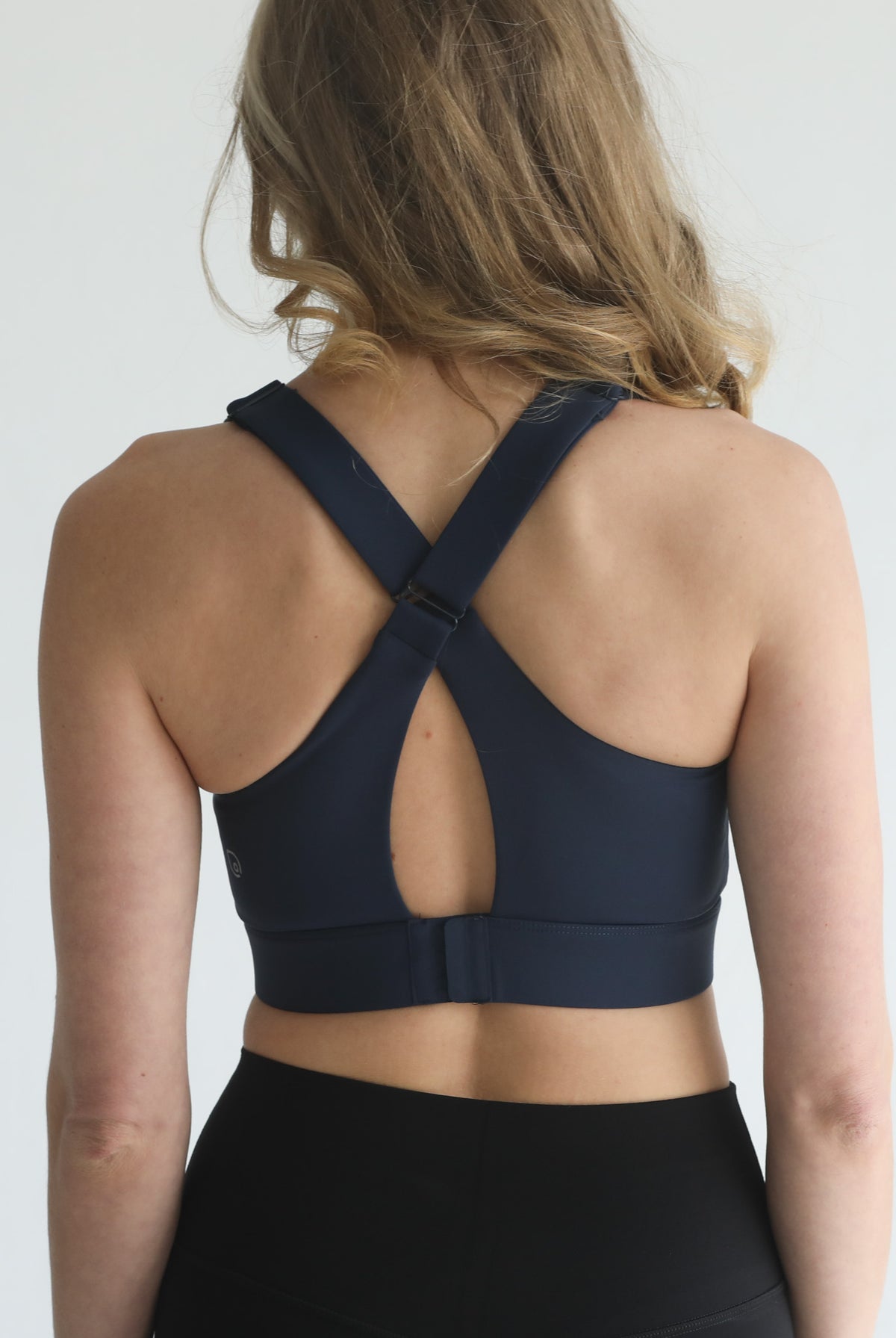 high impact adjustable nursing sports bra for large chested moms, sweat and milk