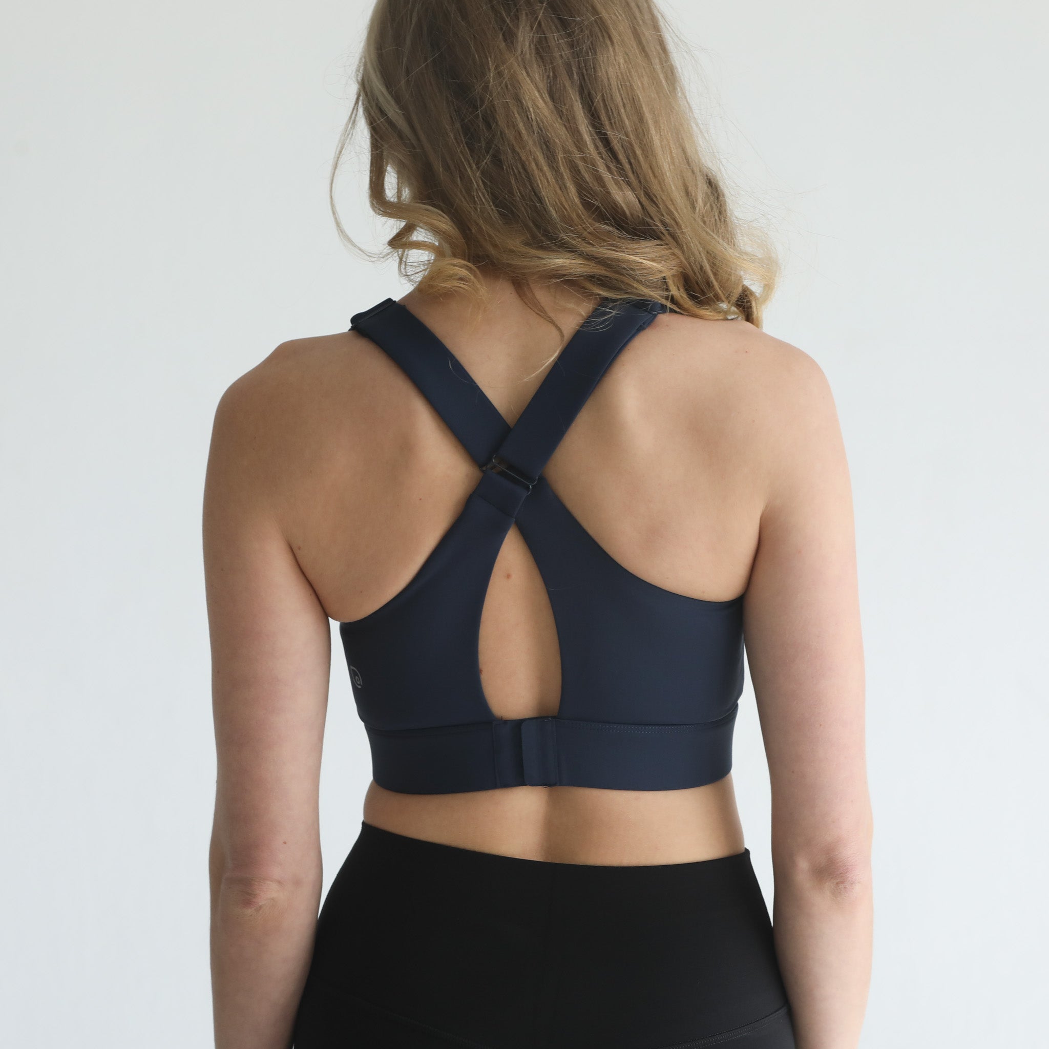 high impact adjustable nursing sports bra for large chested moms, sweat and milk