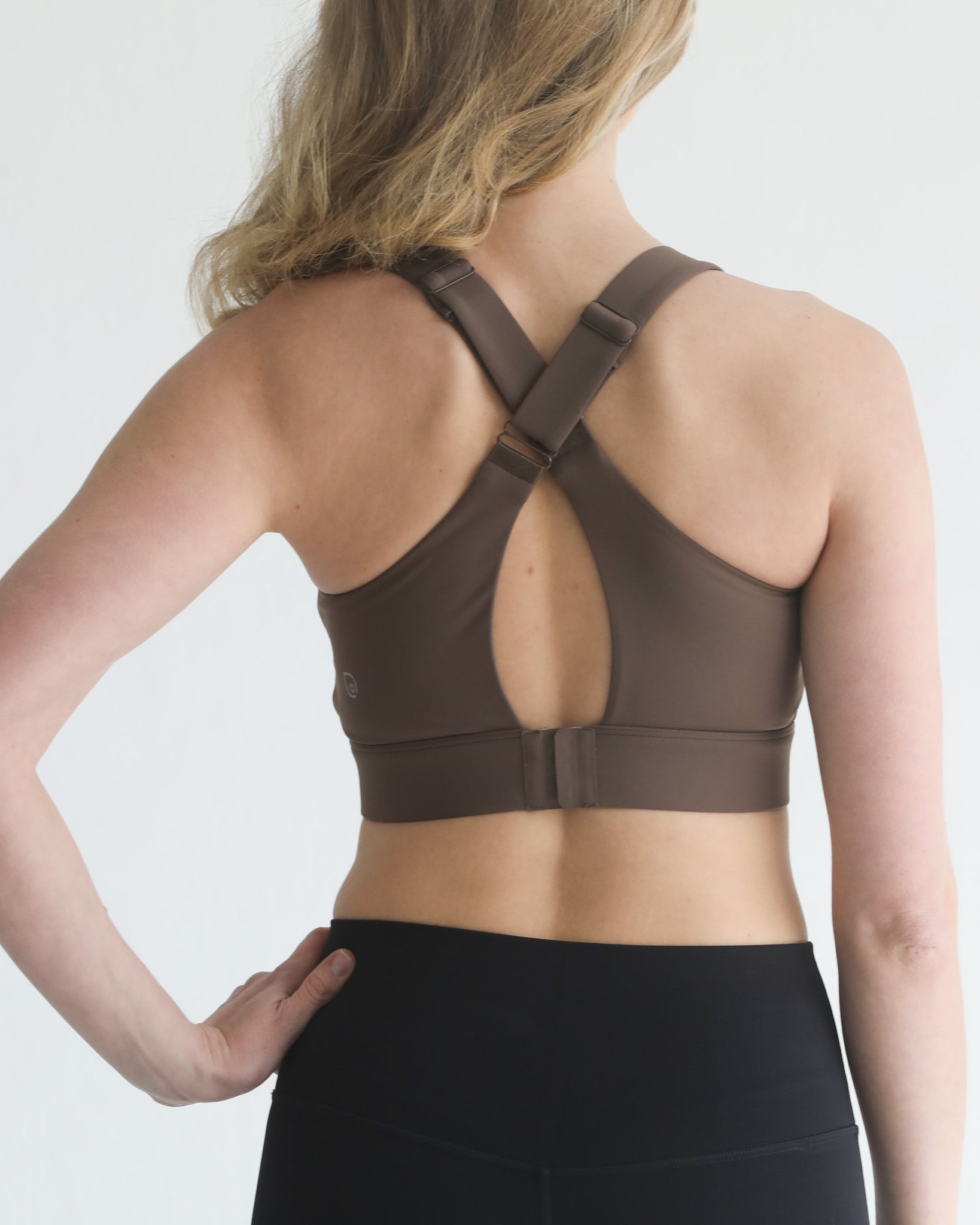 high impact nursing sports bra for large chested moms, sweat and milk