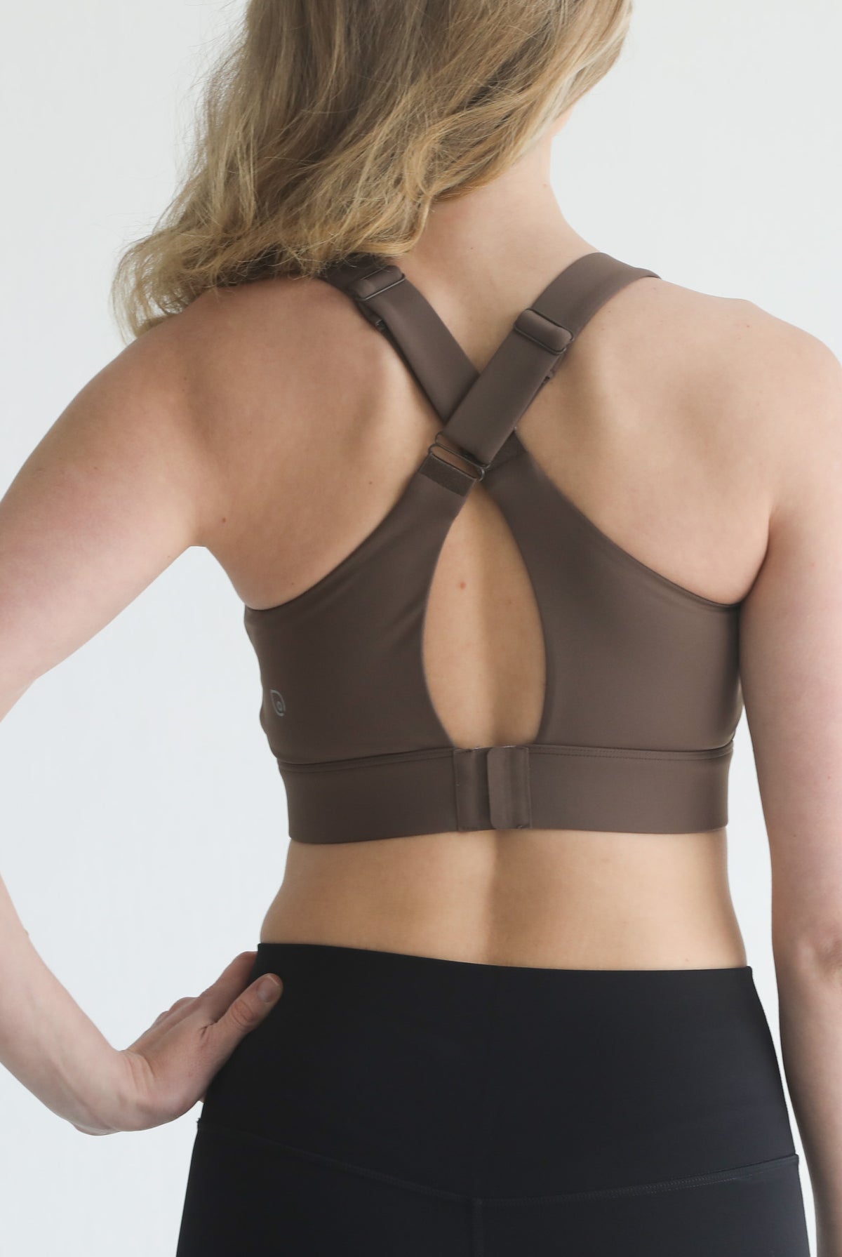 high impact nursing sports bra for large chested moms, sweat and milk