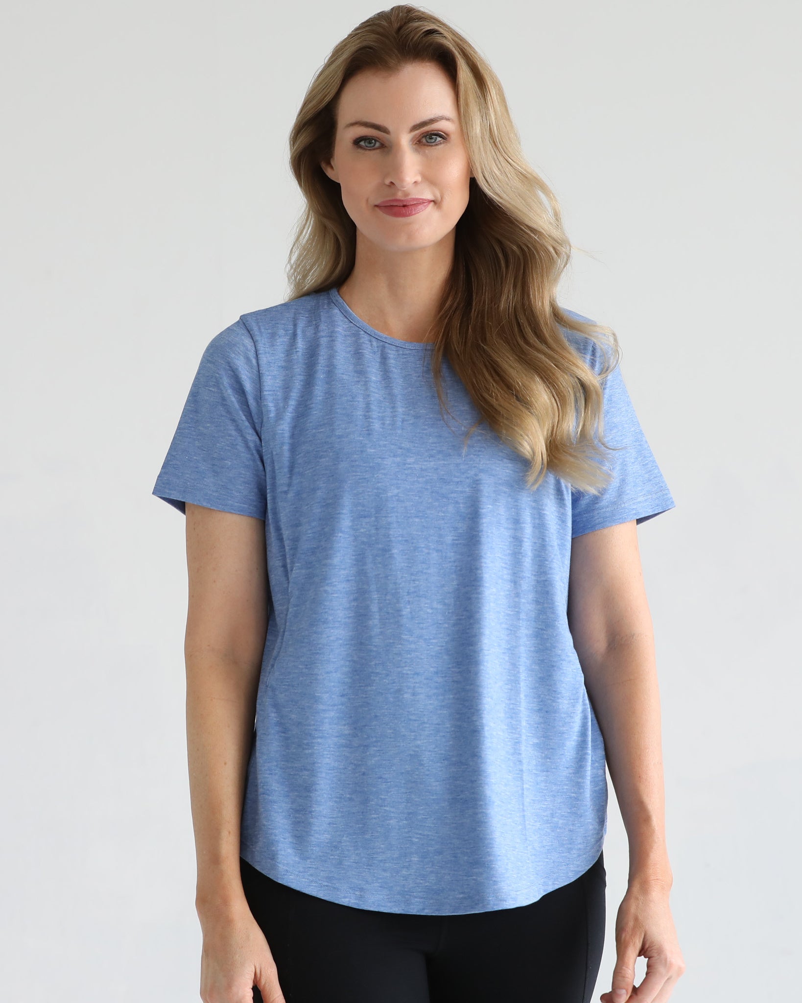Harper nursing Tee with zippers, loose fit, sweat and milk