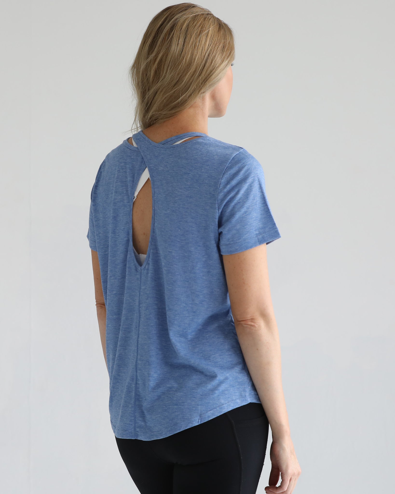 Harper nursing Tee with zippers, loose fit, sweat and milk