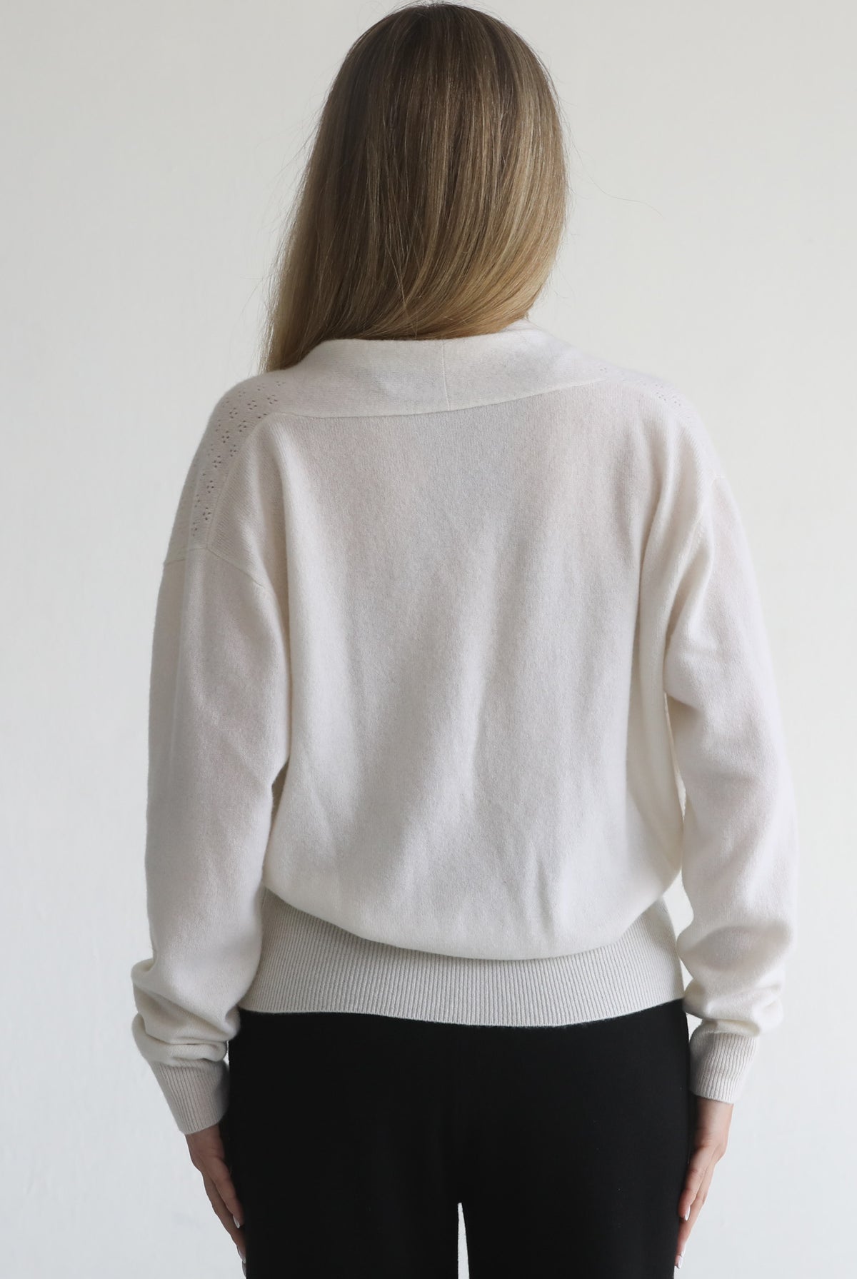 100% cashmere sweater for nursing