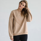 Oversized nursing pregnancy sweatshirt with zippers, sweat and milk