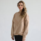 Oversized nursing pregnancy sweatshirt with zippers, sweat and milk