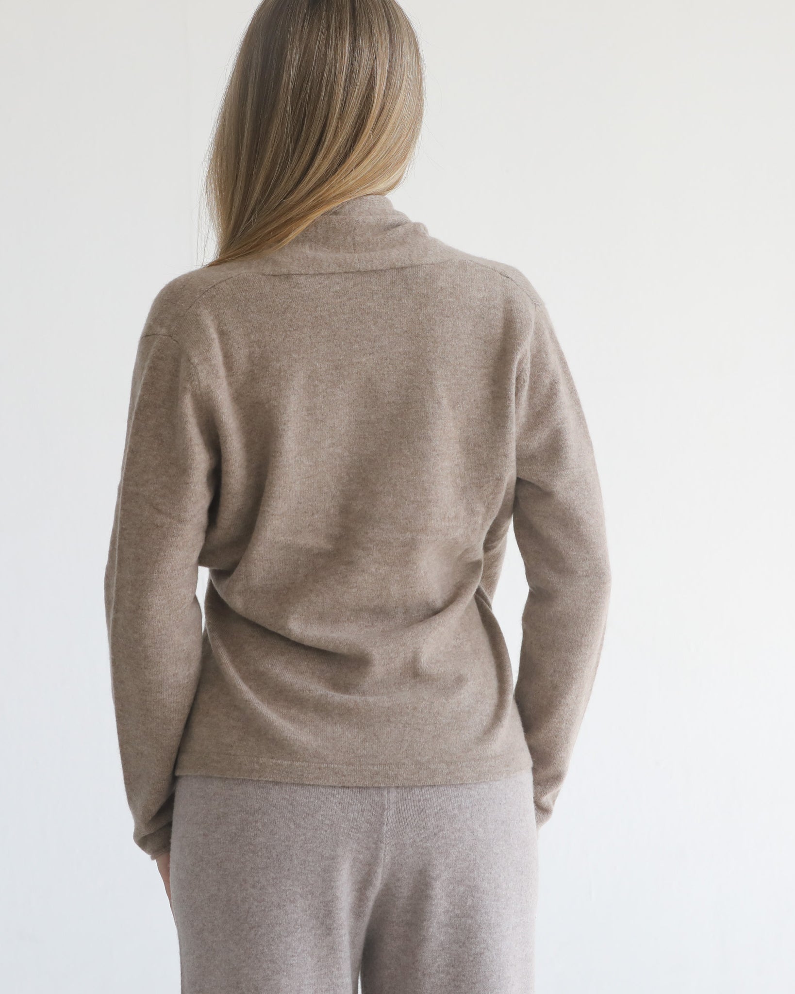 100% cashmere wrap sweater nursing crossover