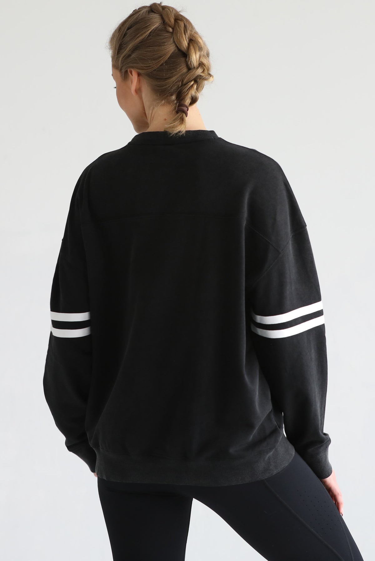slouchy oversized nursing sweatshirt, sweat and milk